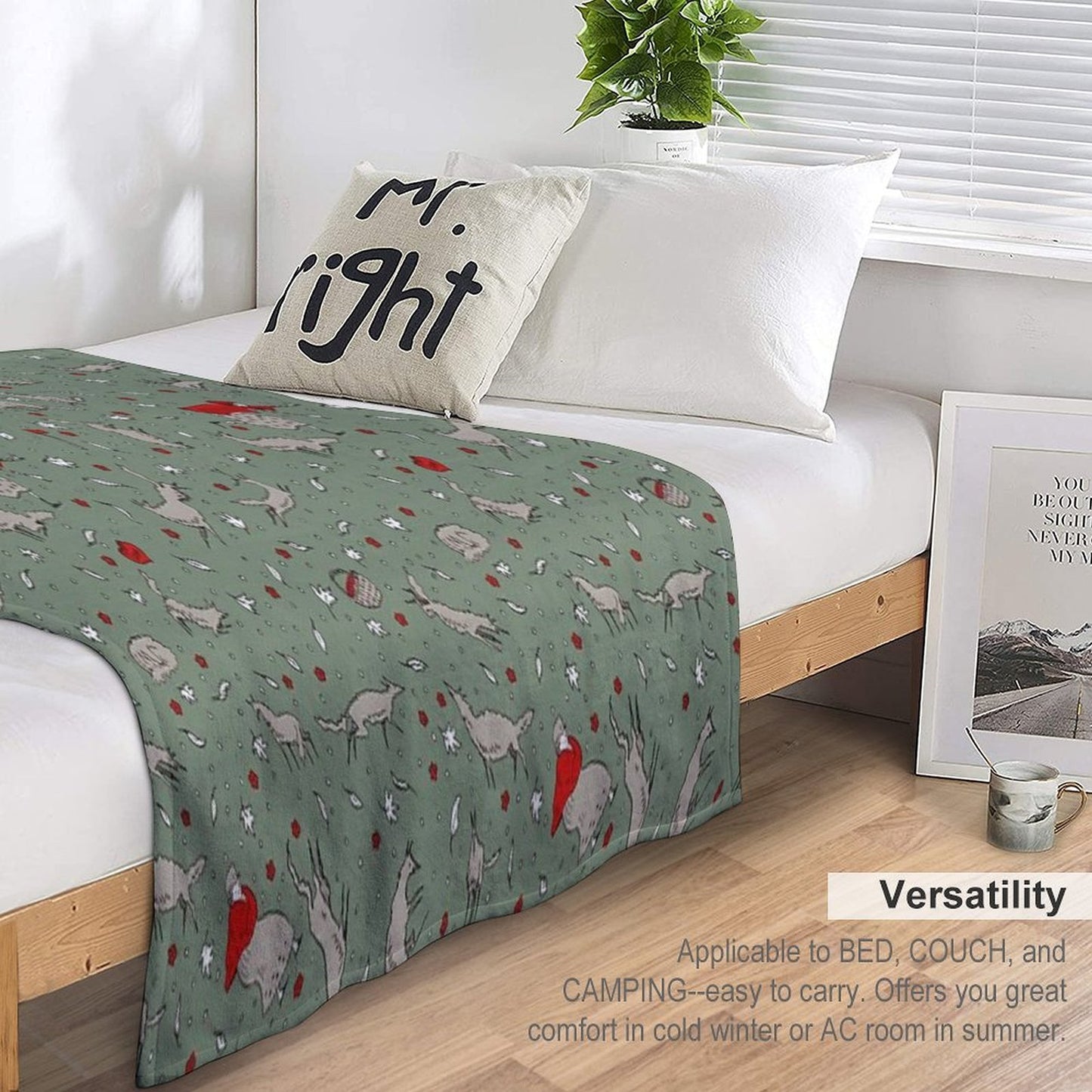 All The Wild Wolves... Durable Throw Blanket