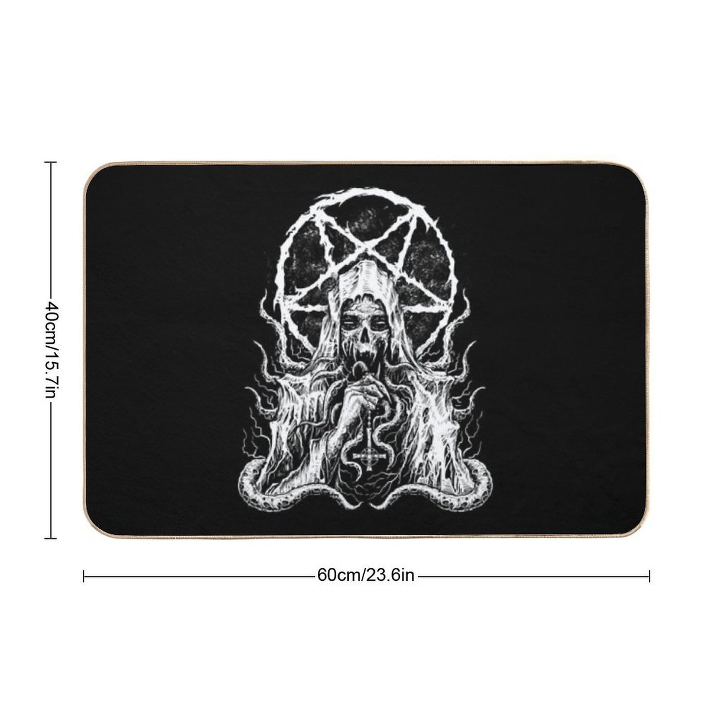 Dark Occultist Dirt-Trapping Bath Mat