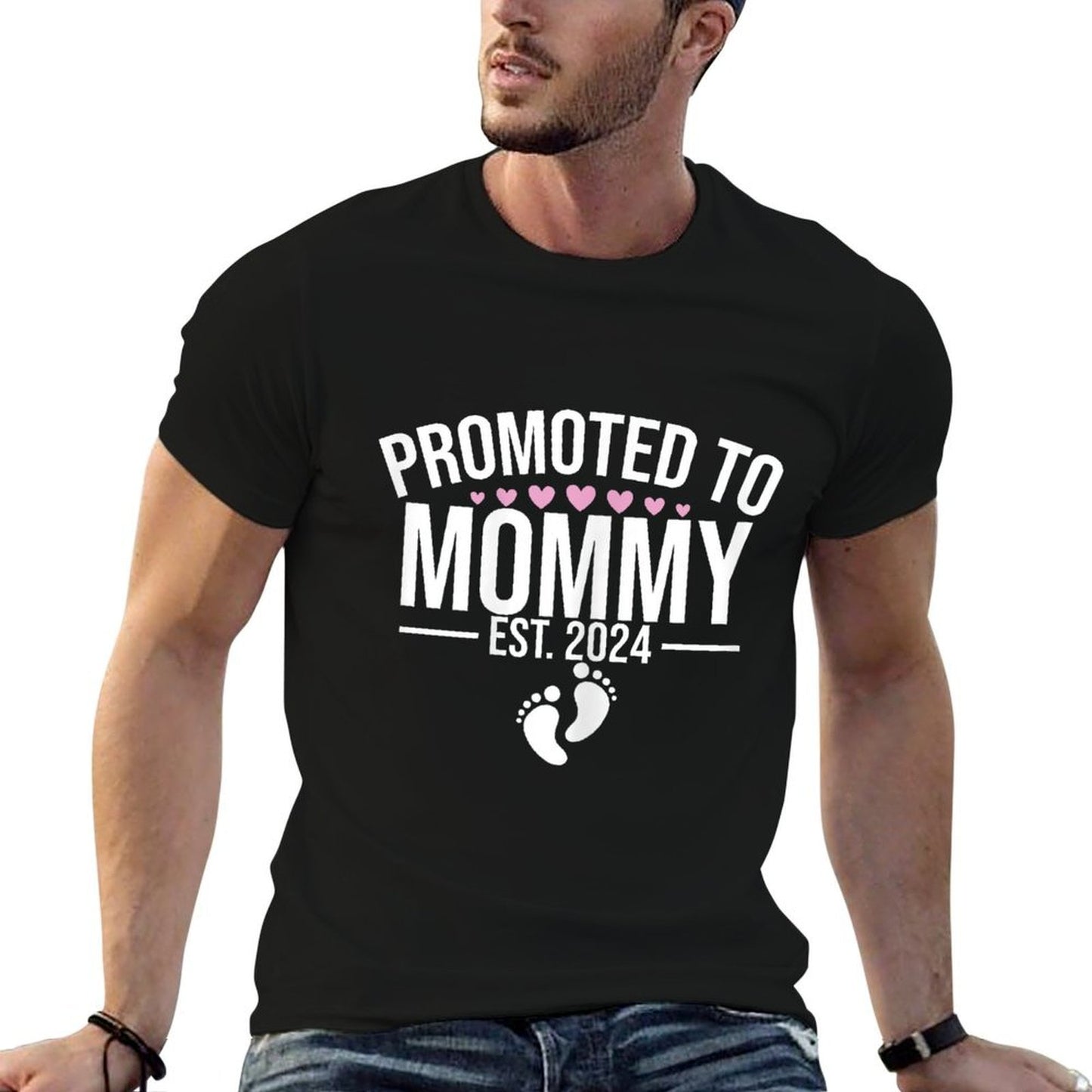 1st Time Mom EST 2024 New First Mommy 2024 Mothers Day 2024 Lightweight T-Shirt