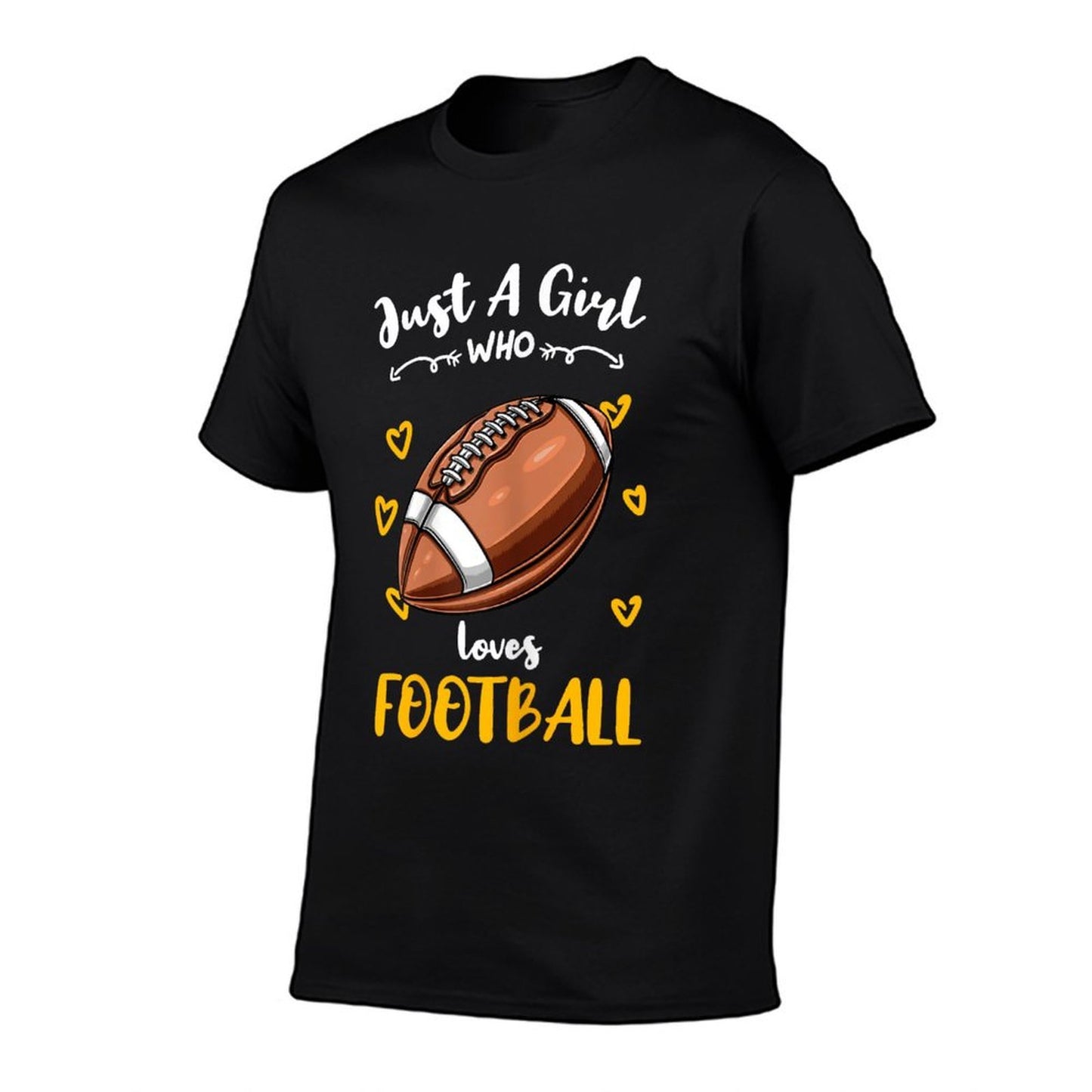 Just A Girl Who Loves Football Wrinkle-resistant T-Shirt