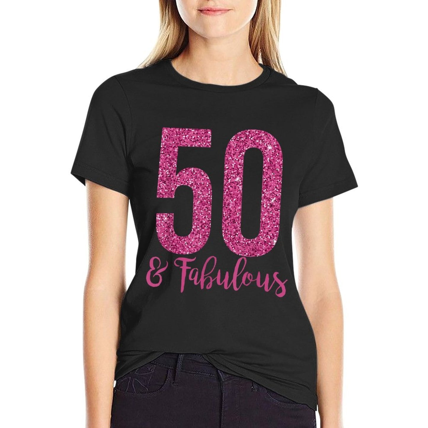 50Th Birthday For Women Saying 50 And Fabulous Relaxed-fit T-Shirt