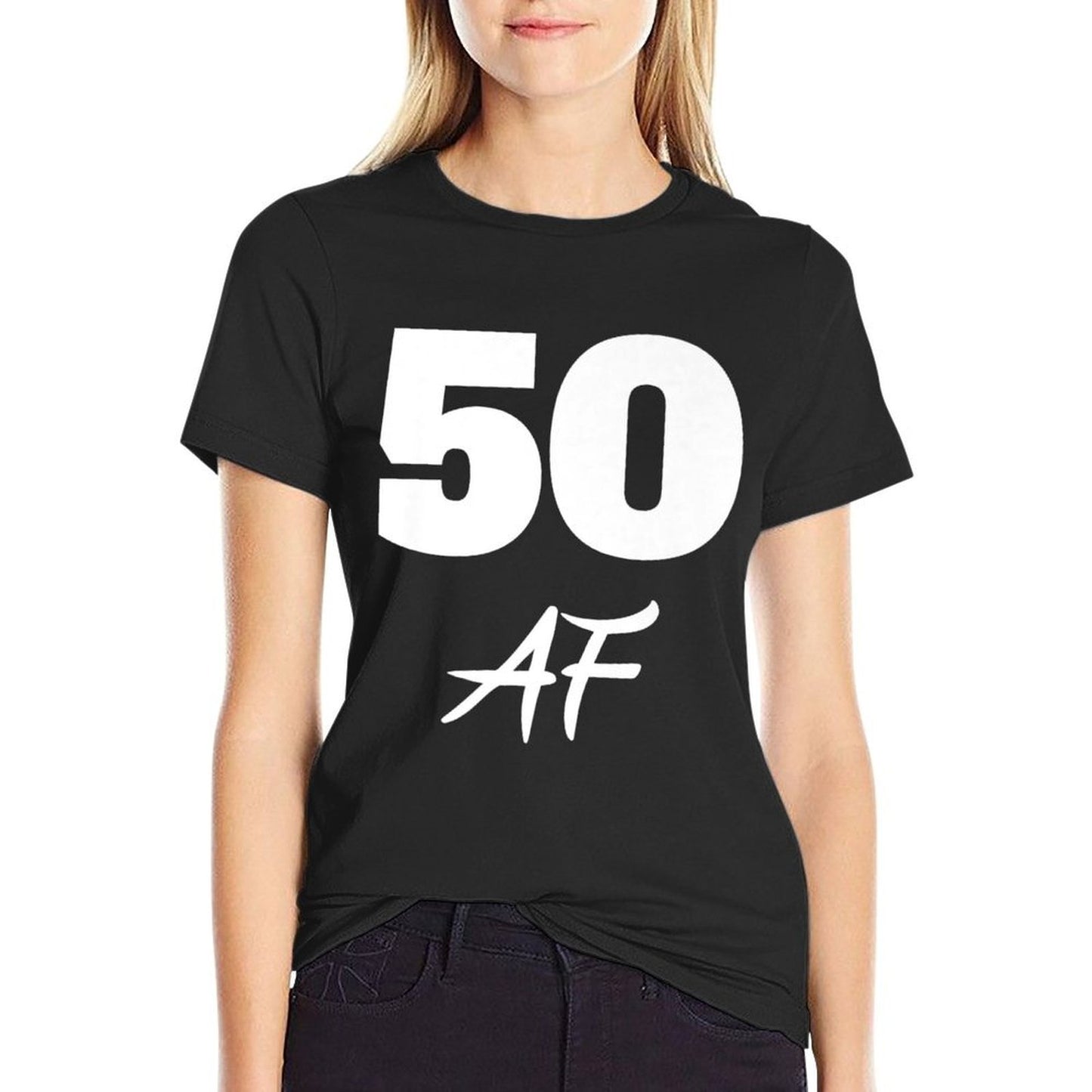 50 AF 50th Birthday Premium Cotton T-Shirt