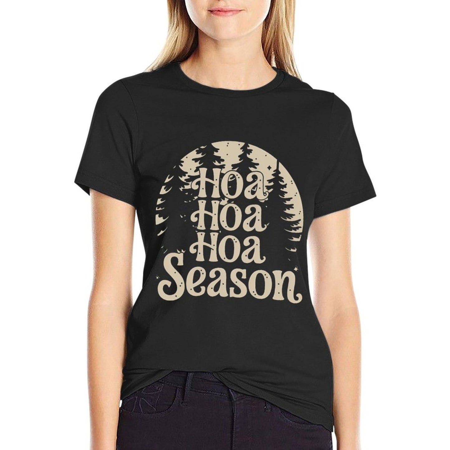 Twilight Lover Pine Forest Hoa Hoa Hoa Hoa Hoa Cozy Season Quick-drying T-Shirt