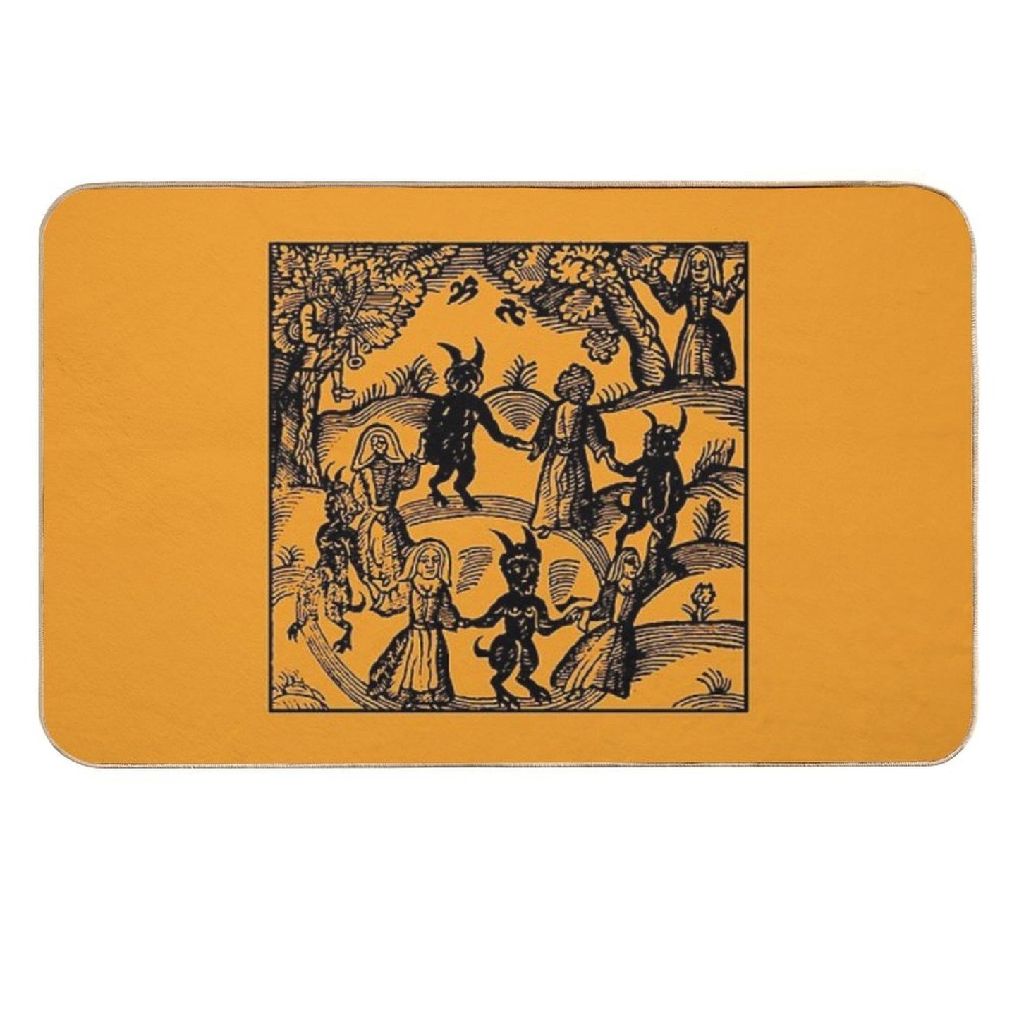 Dance with The Devil Repositionable Bath Mat