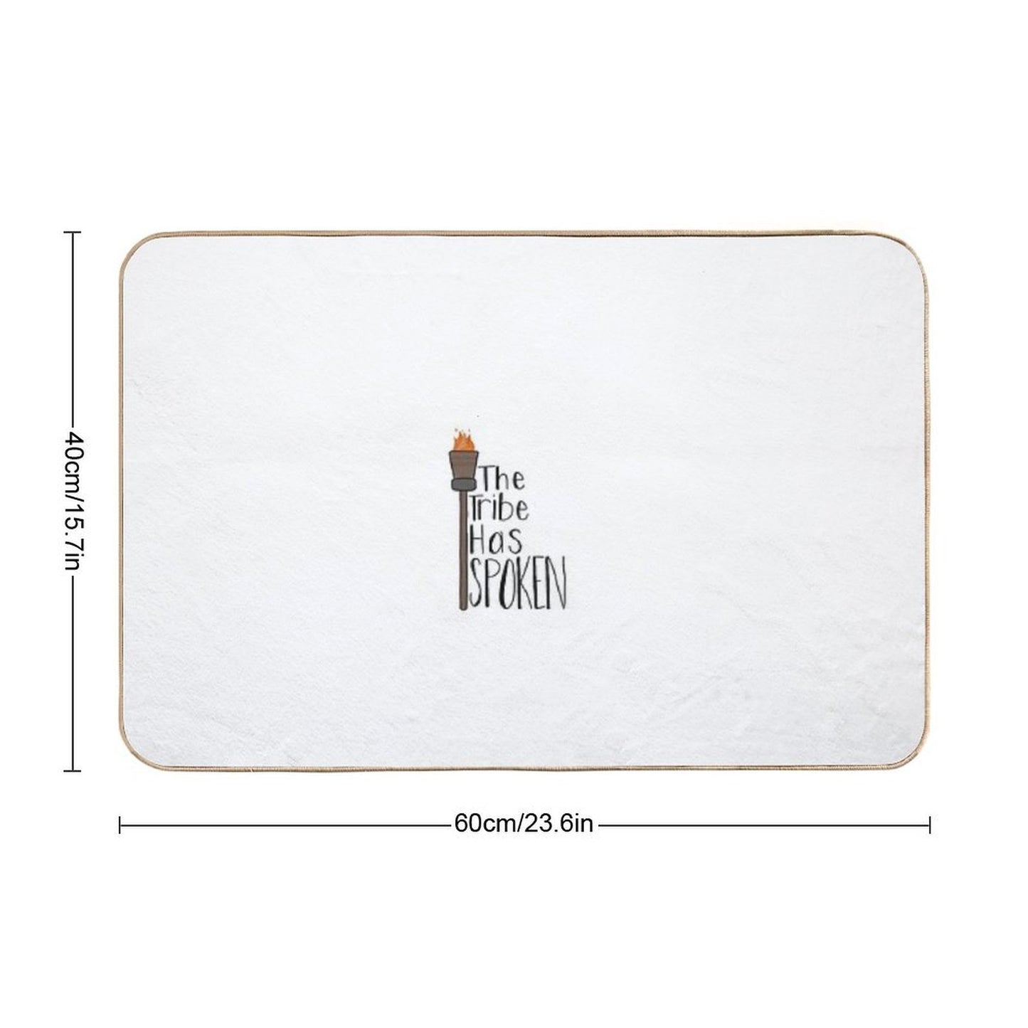 Survivor The Tribe Has Spoken High-Traffic Bath Mat