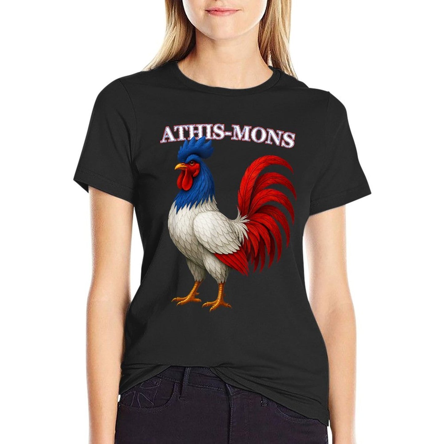 ATHIS-MONS France Français Souvenir Article Easy-care T-Shirt