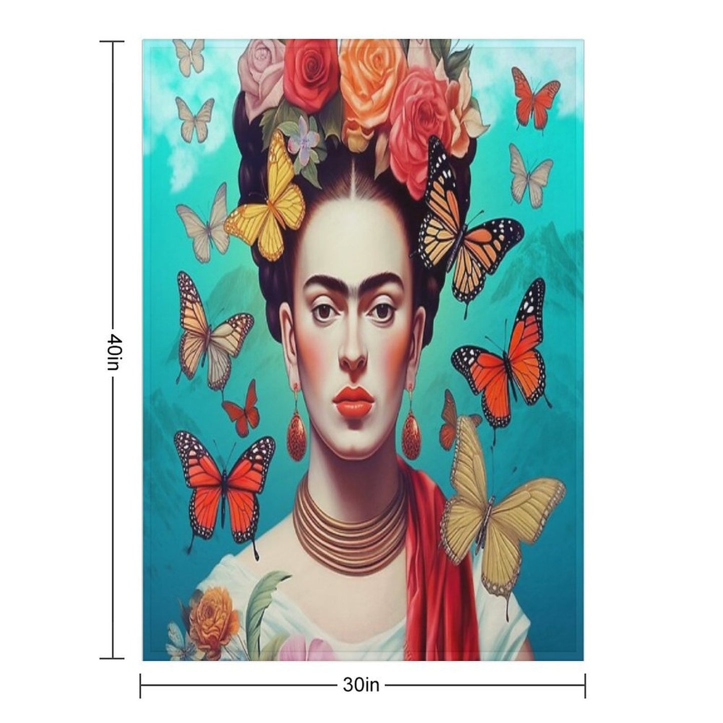Frida Kahlo 4 Versatility Throw Blanket