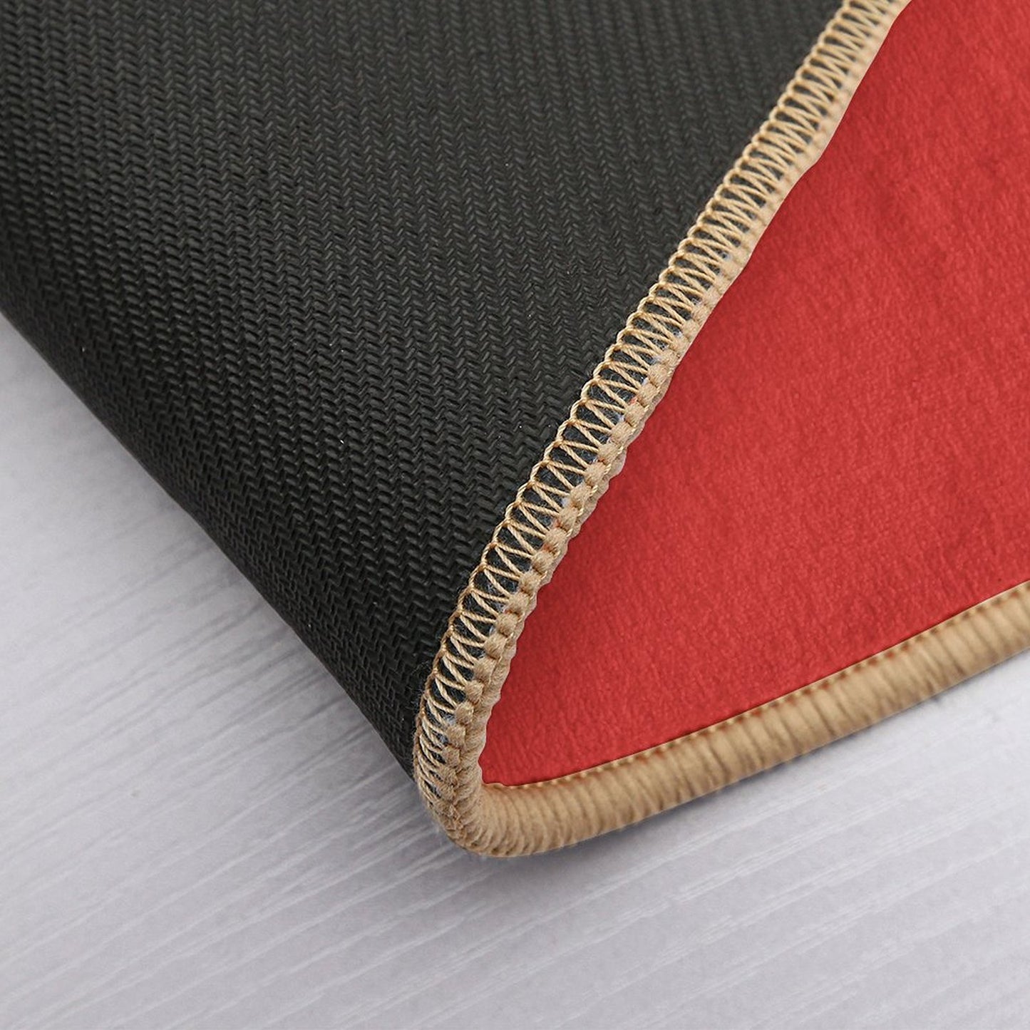 Red, Plain Red, Classic Red High-Traffic Bath Mat