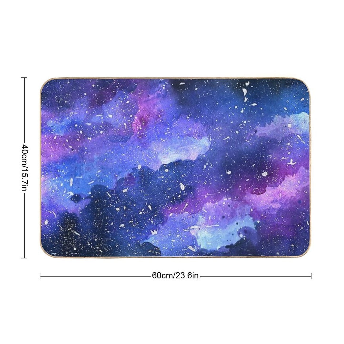 Galaxy Dirt-Trapping Bath Mat