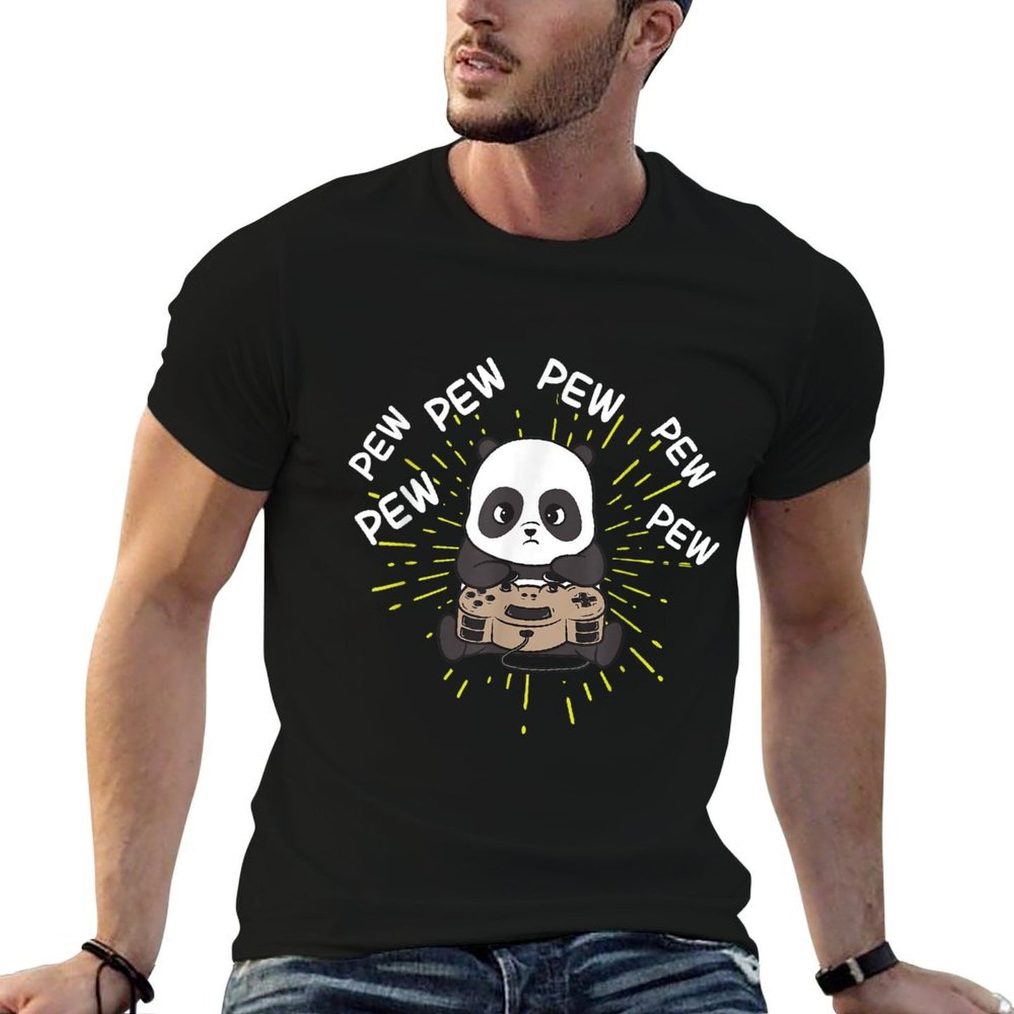 Gaming Panda Gaming Panda Graphic-printed T-Shirt
