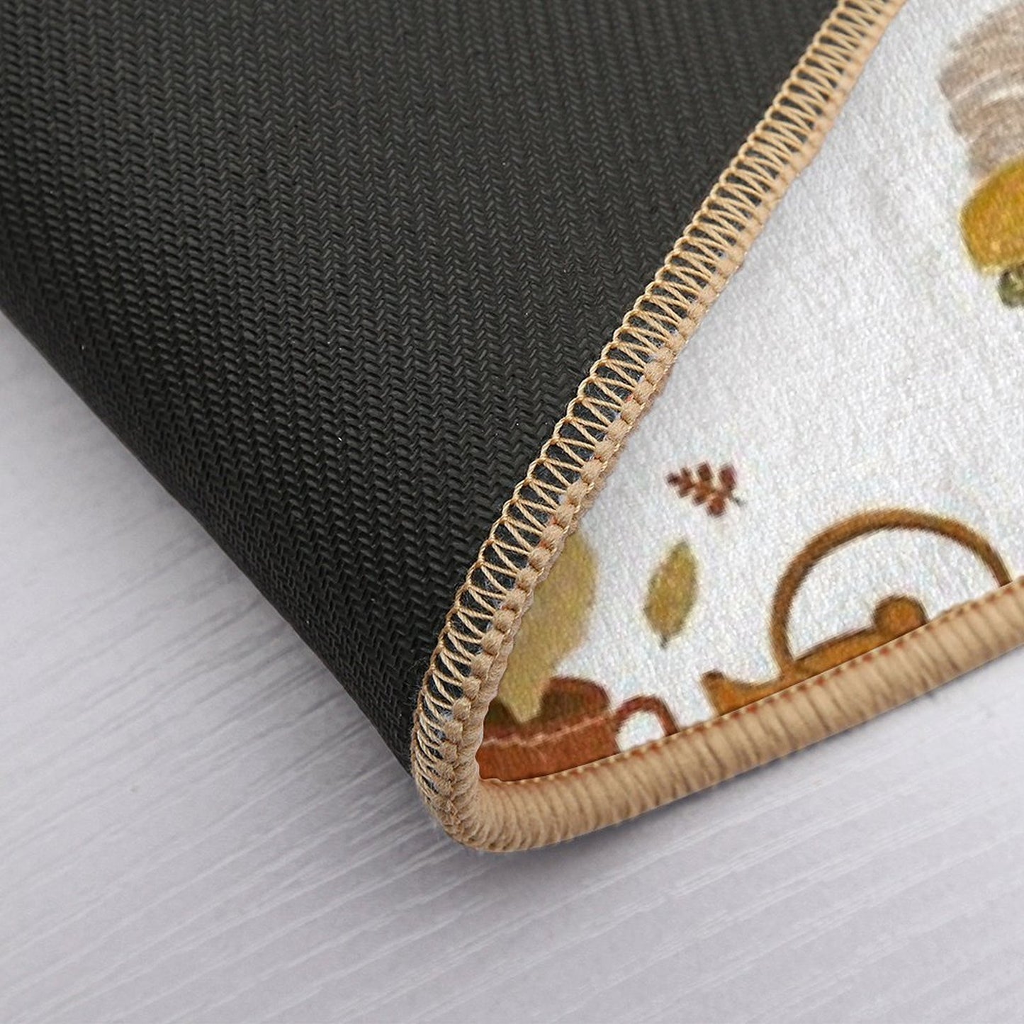 Autumn Cozy Vibes Stain-Proof Bath Mat