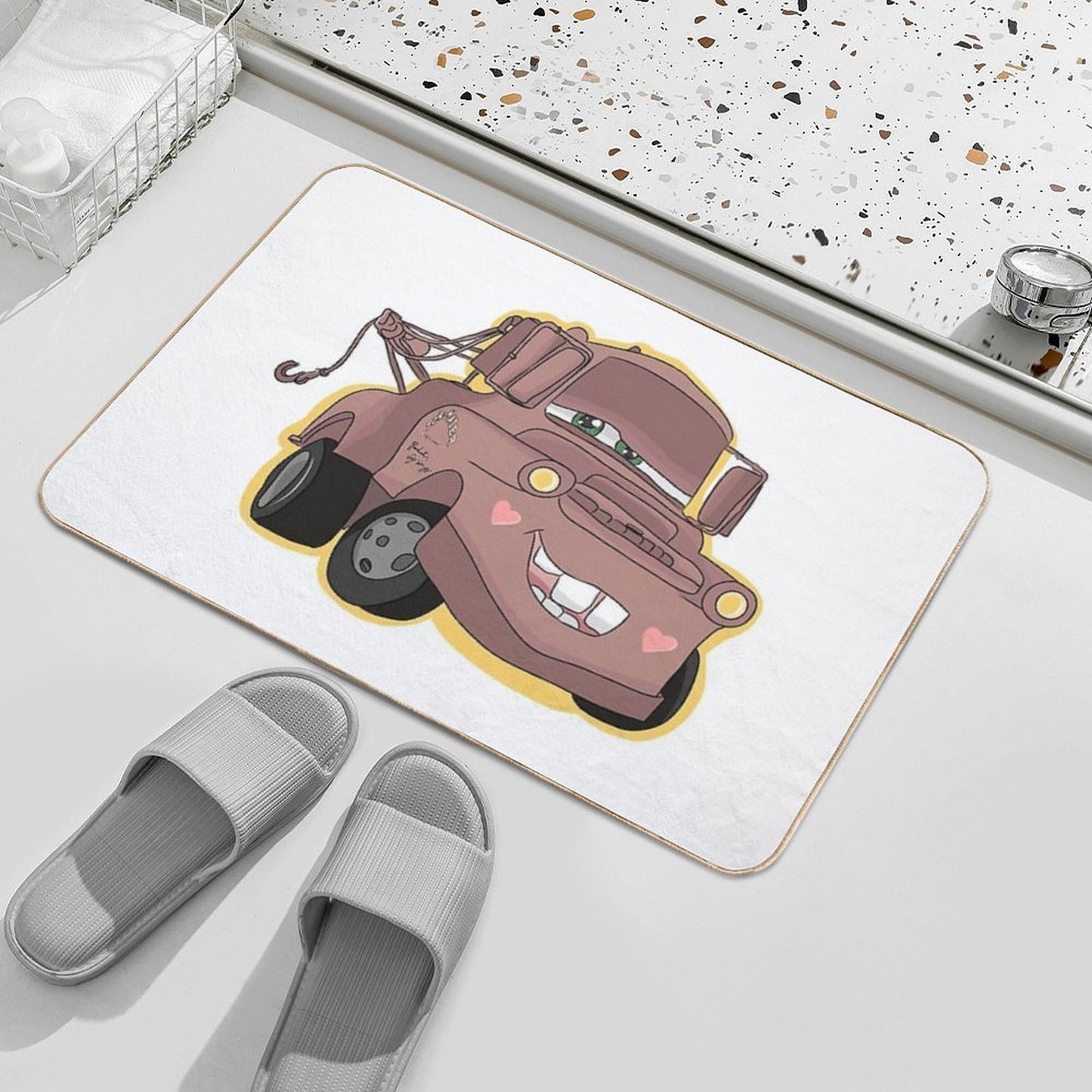 Tow Mater Kawaii Multi-Purpose Bath Mat