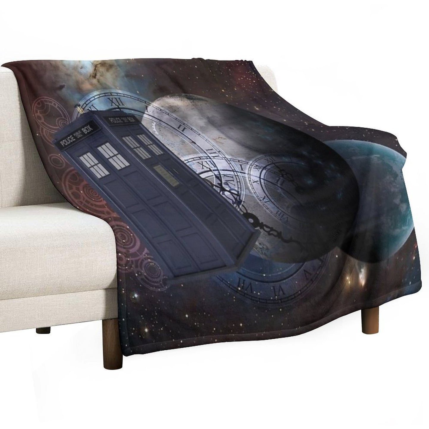 Time Flight 2 Premium Throw Blanket