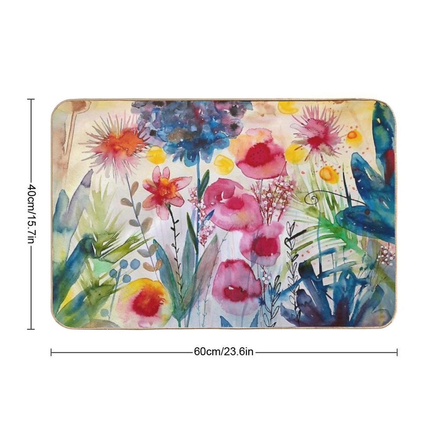 Spring Garden Pet-Safe Bath Mat