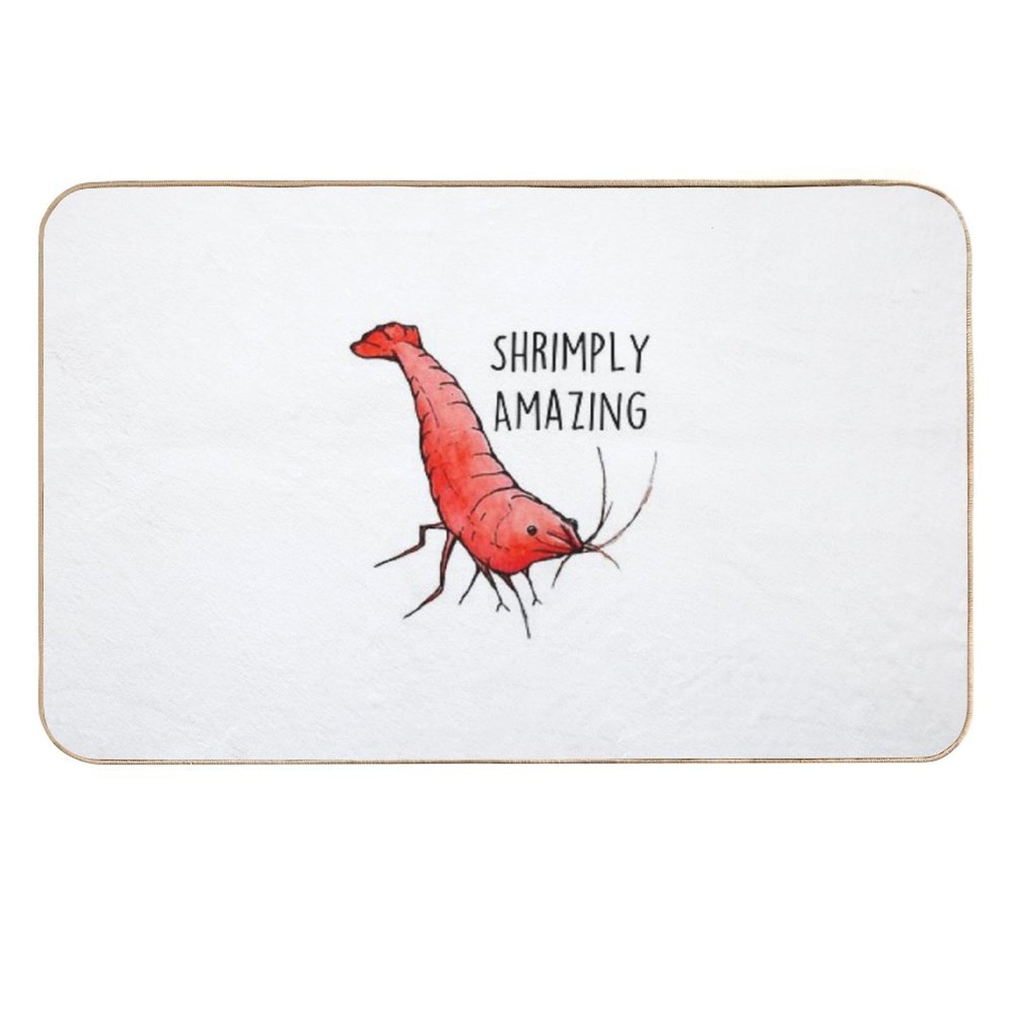 Shrimply Amazing Slip-Resistant Bath Mat