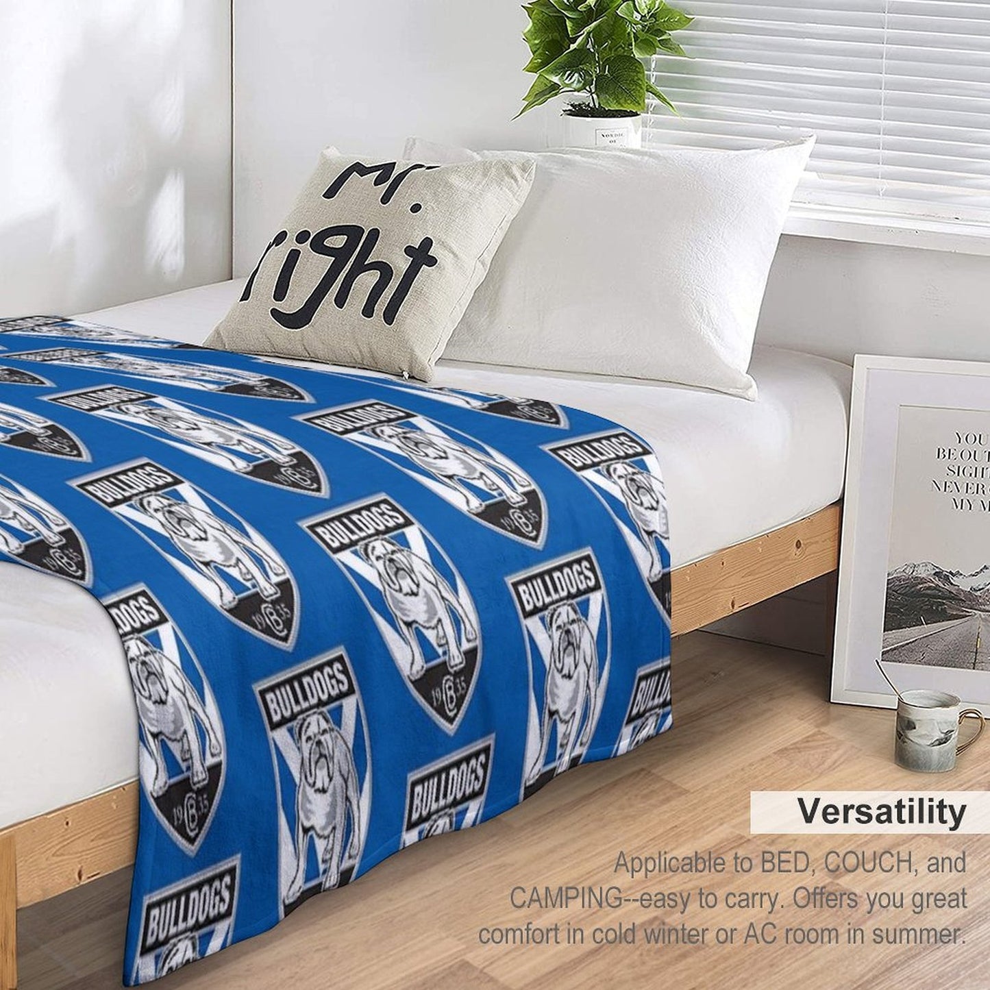 Canterbury-Bankstown Bulldogs Compact Throw Blanket