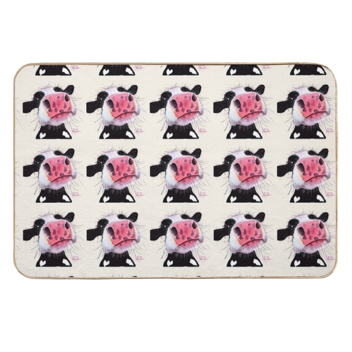 COW PRiNT 'BETTY BLUEBERRY' BY SHIRLEY MACARTHUR Versatile Bath Mat