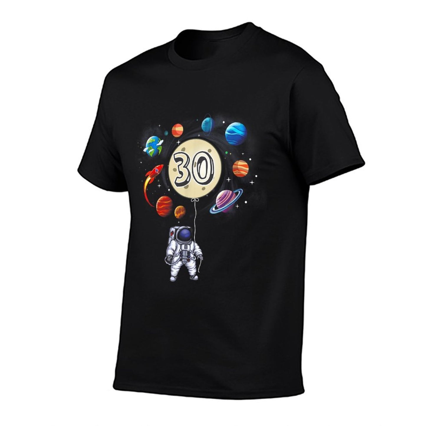 30 Years Old Birthday Astronaut Design For 30th Birthday Quick-drying T-Shirt