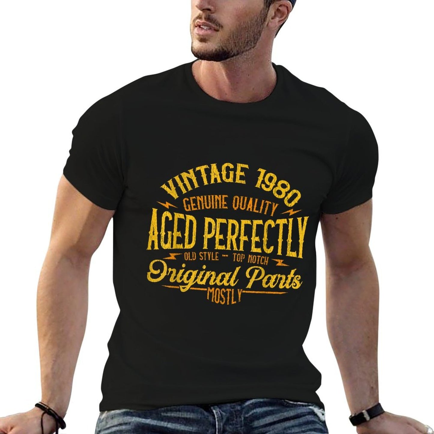 Vintage 1980 40th Birthday 40 Years Old Gift Eco-friendly Material T-Shirt