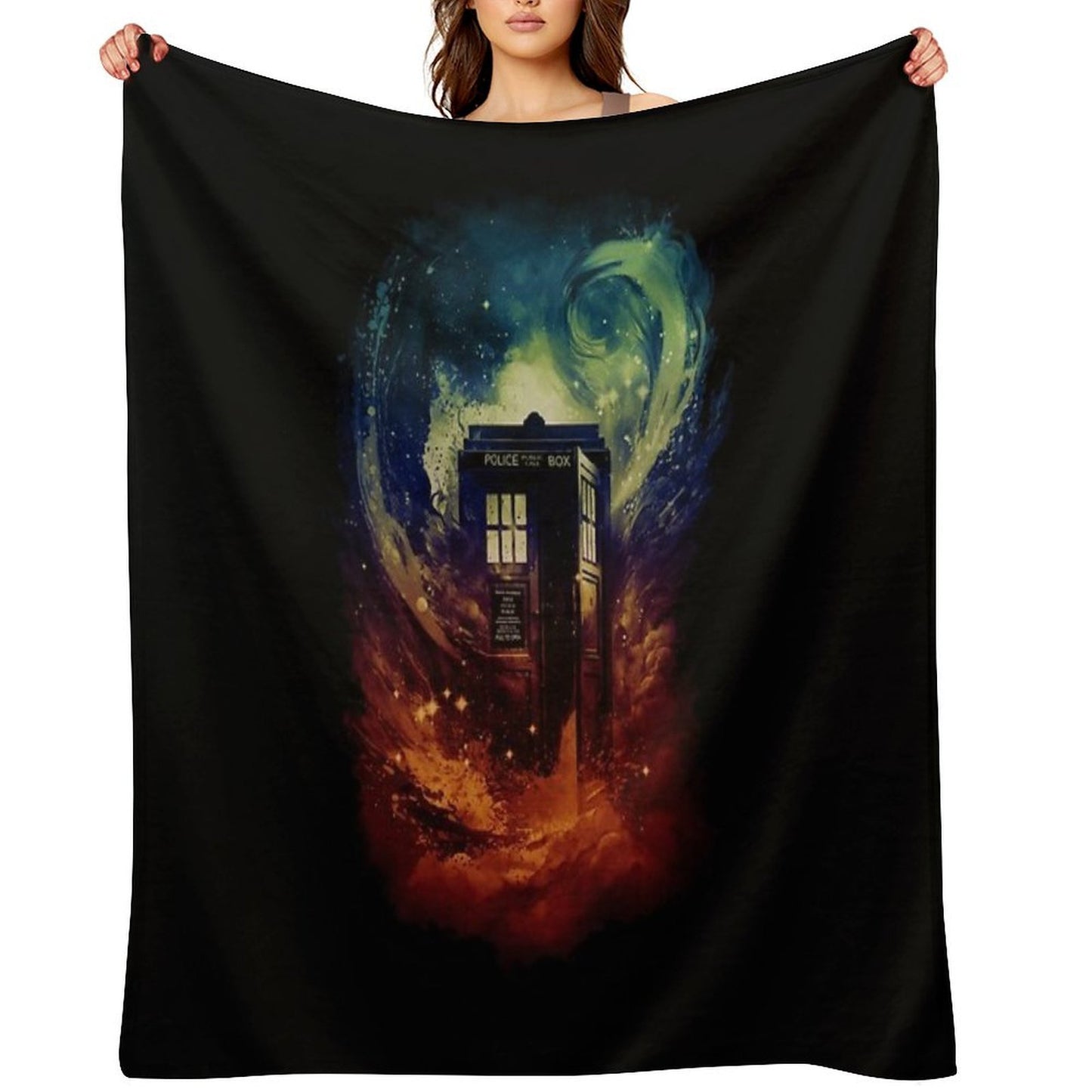 The Vortex Machine-washable Throw Blanket