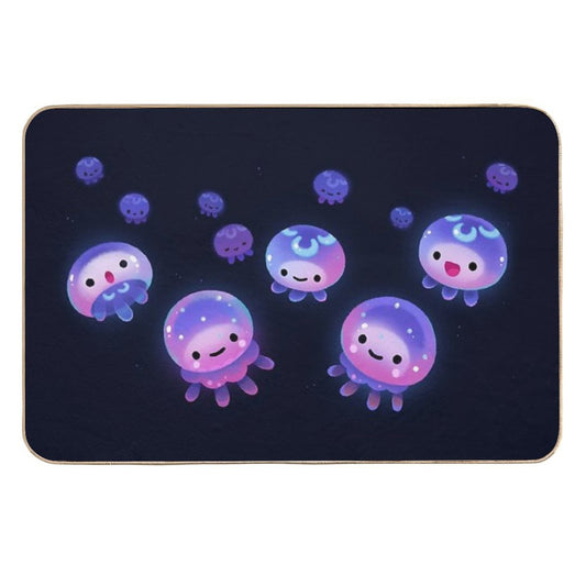 Baby Jellyfish  Rapid-Drying Bath Mat