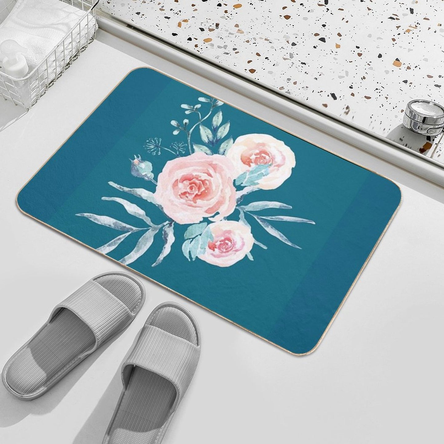Roses Eco-Friendly Bath Mat