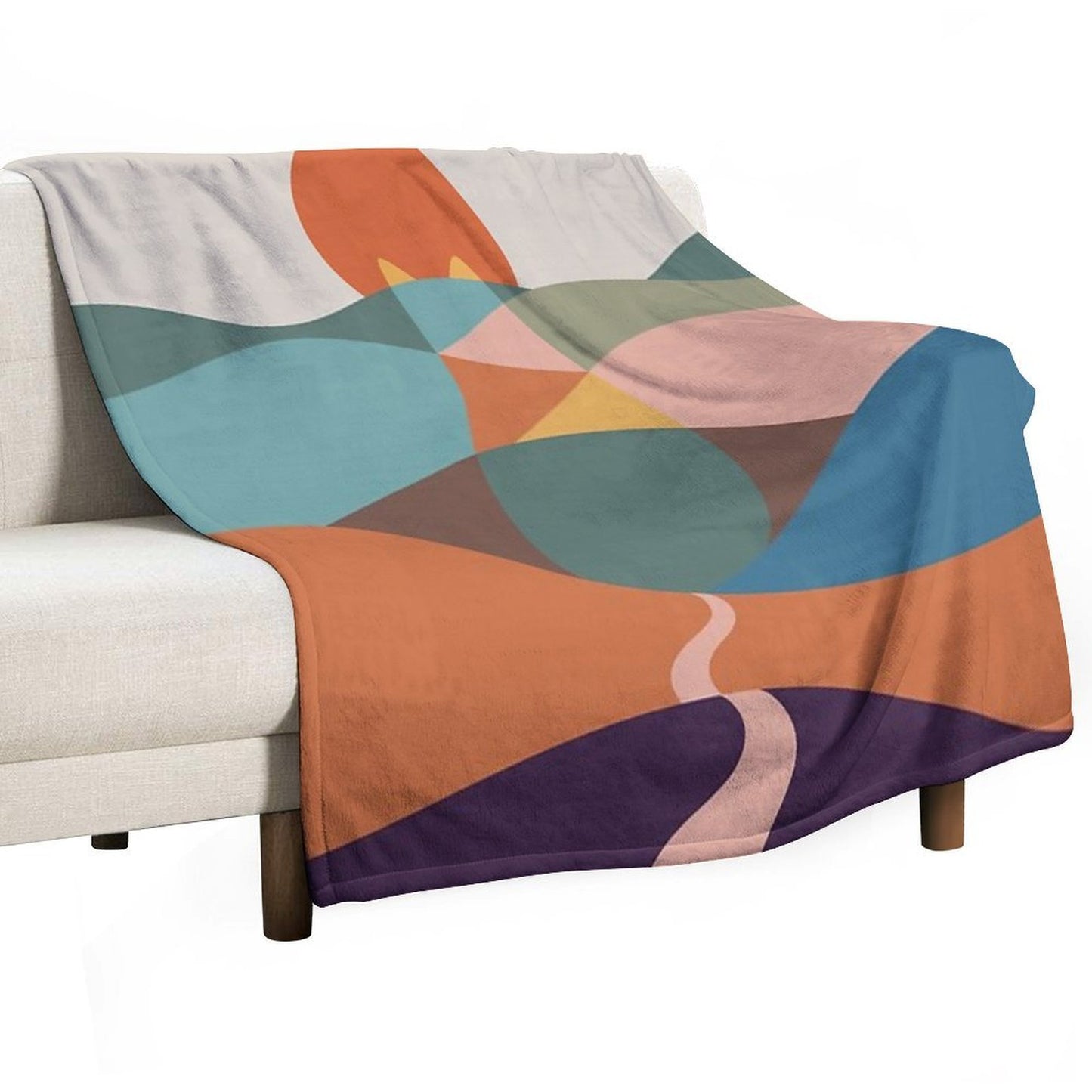 Cat Landscape 65 Durable Throw Blanket