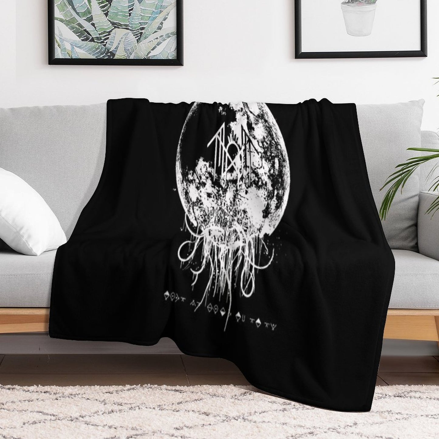 Pure Metal Roars Through The Blazing Storm - Original Sleep Token Music Merchandise Comfort Throw Blanket
