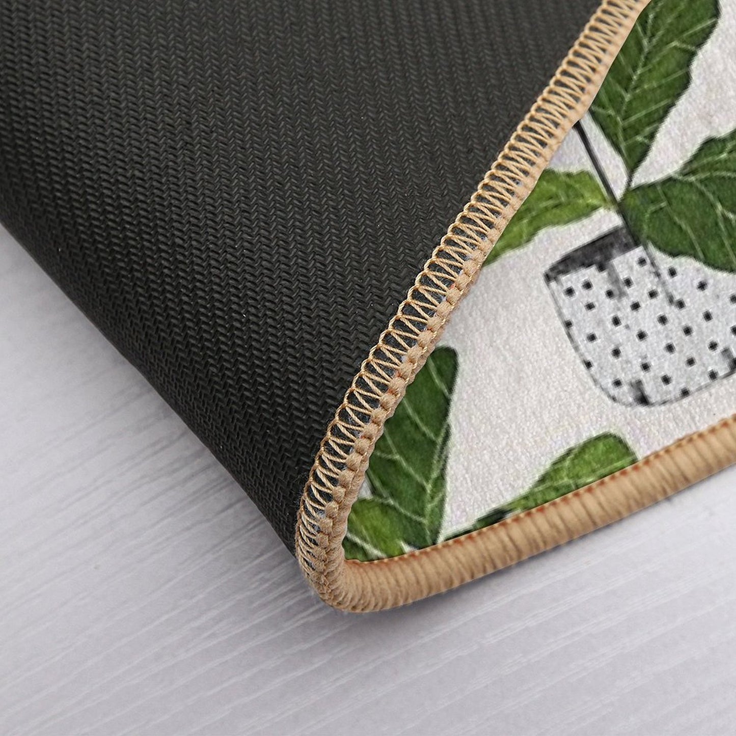 Fiddle Leaf Fig Tree Interior Plant Odorless Bath Mat
