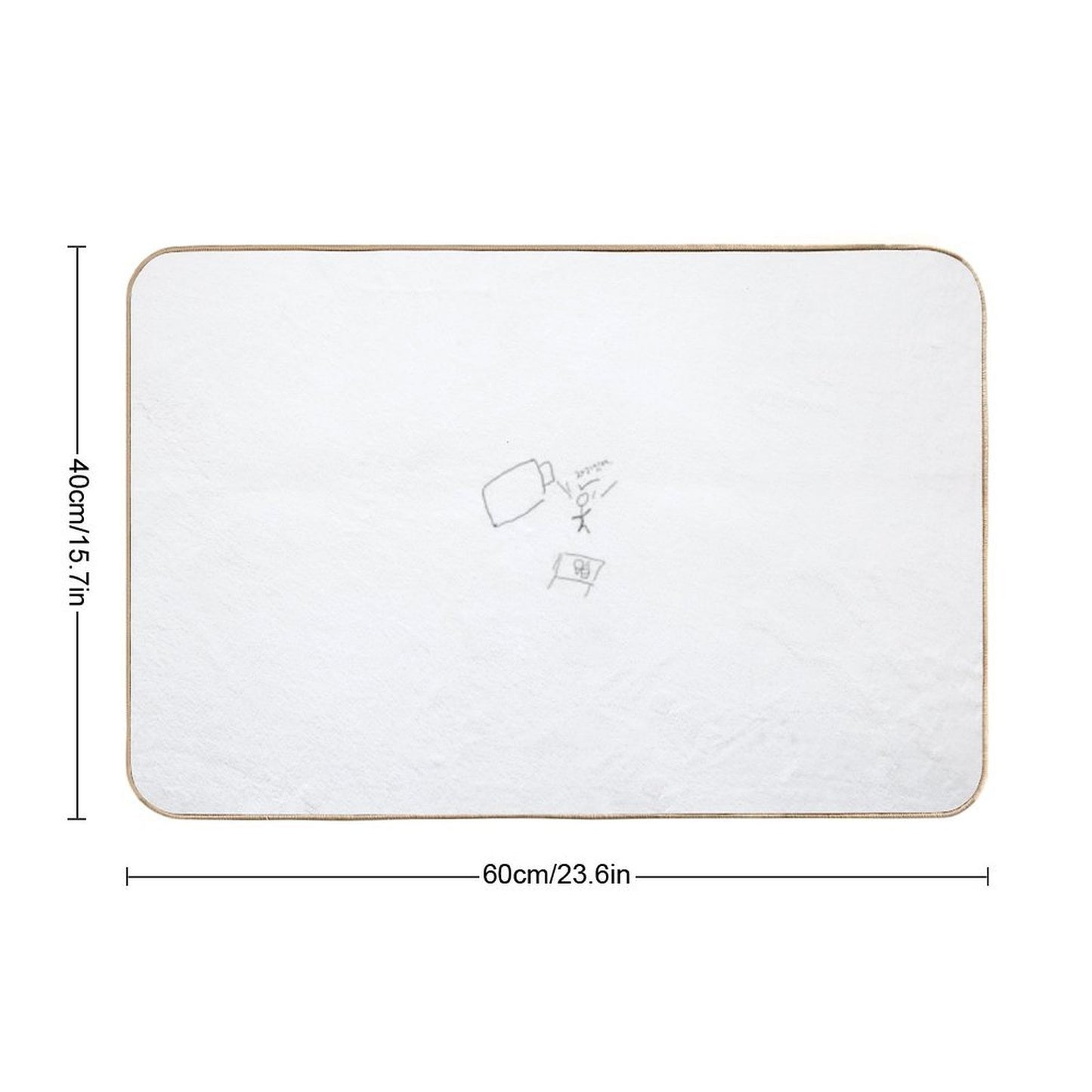 A Person Who Don’t Want to Go to Sleep. Easy Maintenance Bath Mat