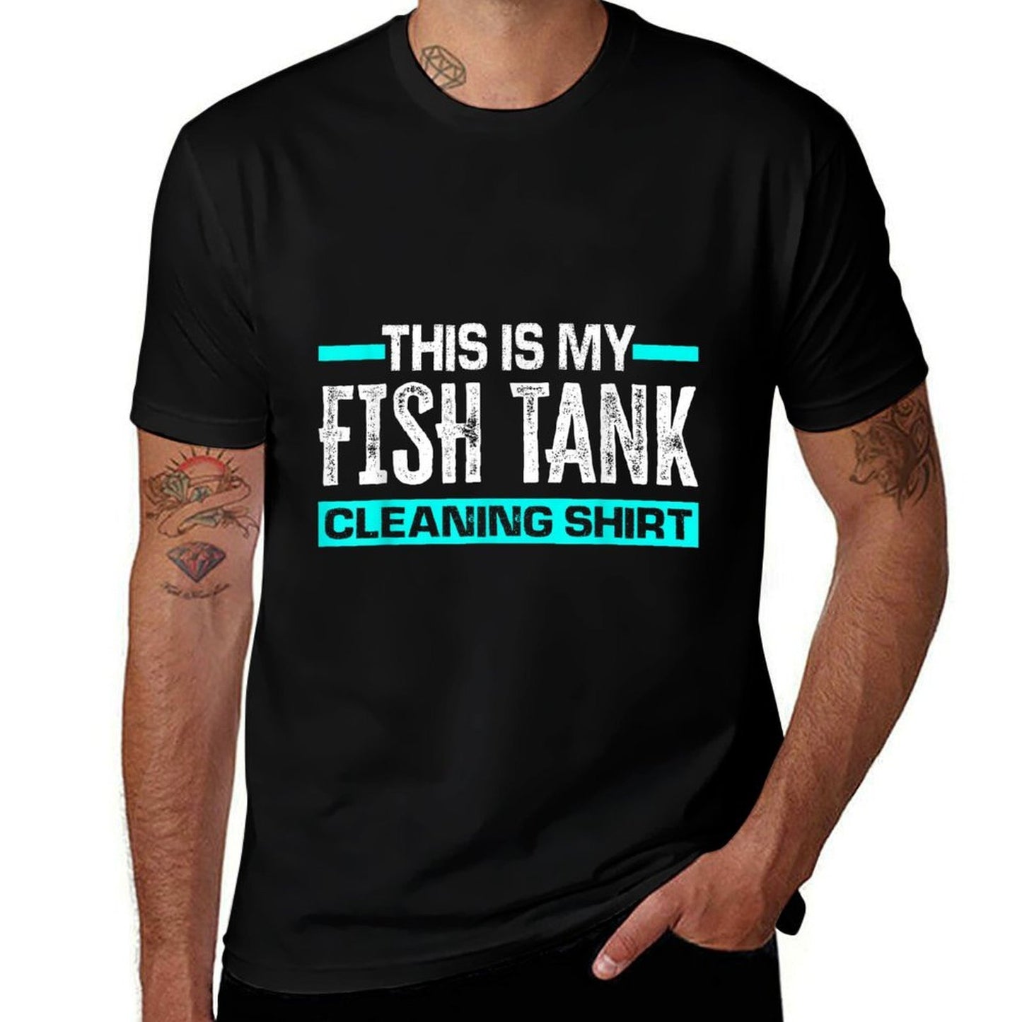 This Is My Fish Tank Cleaning Funny Aquarium Aquarist Affordable Price T-Shirt
