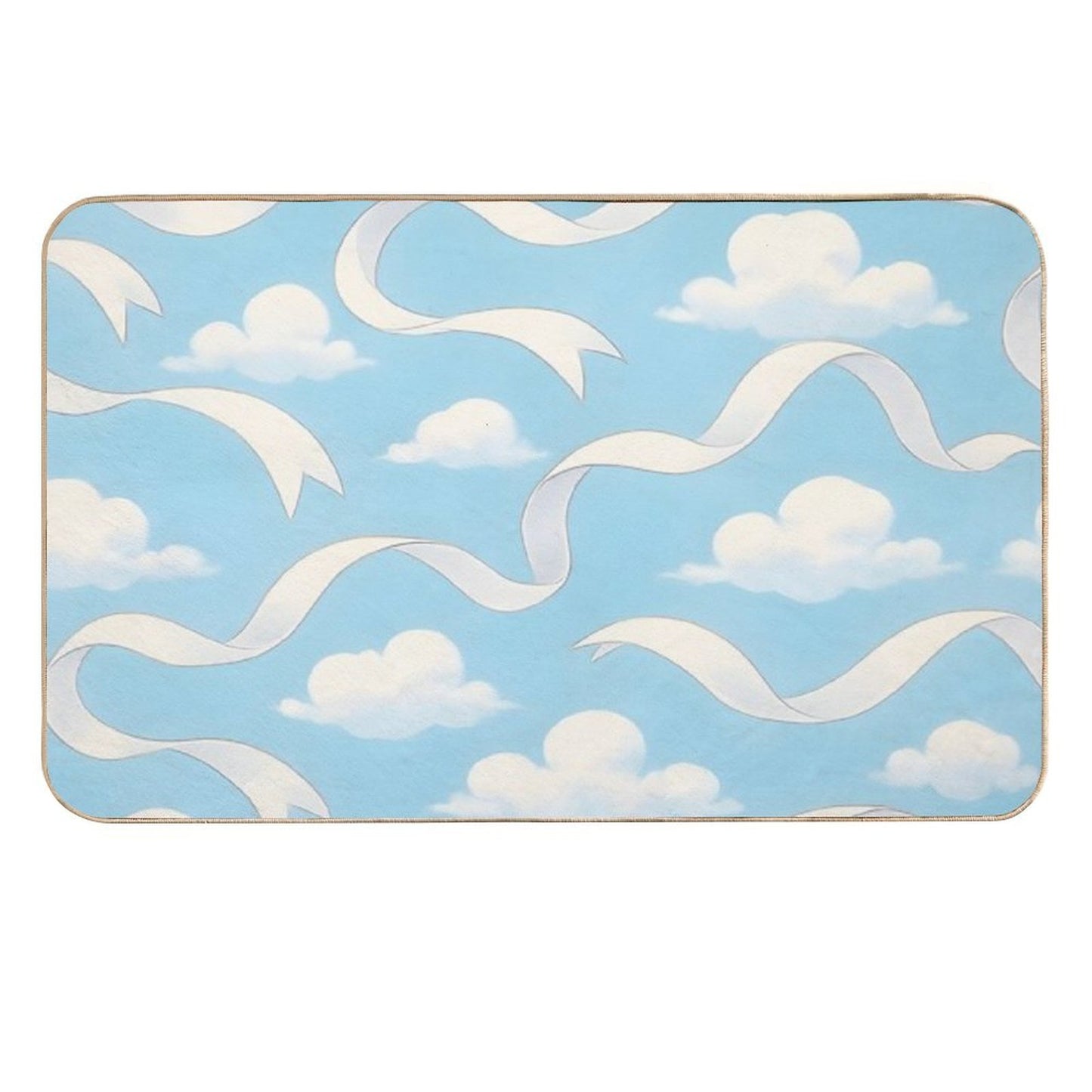 Oops! The Ribbons Slipped Fade-Resistant Bath Mat