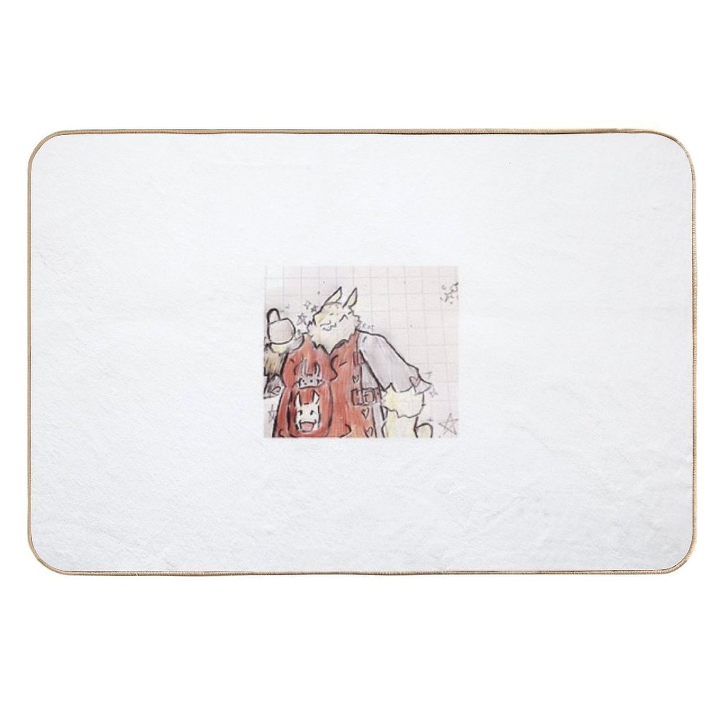 The Fluffy Rat Chief Non-Slip Bath Mat