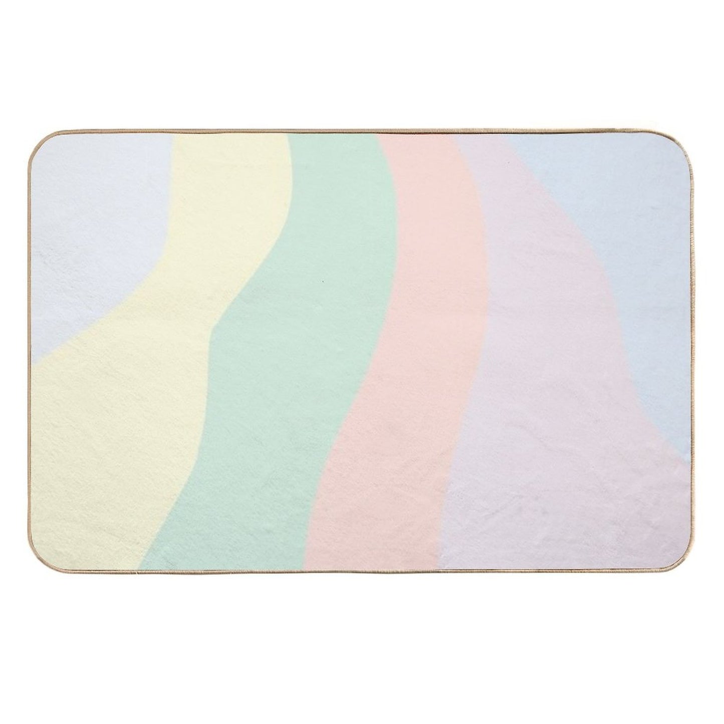 Pastel Background Eco-Friendly Bath Mat