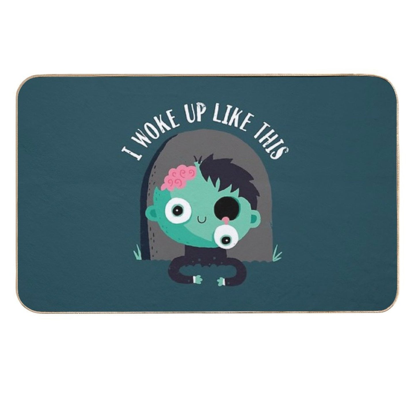 I Woke Up Like This Dirt-Trapping Bath Mat