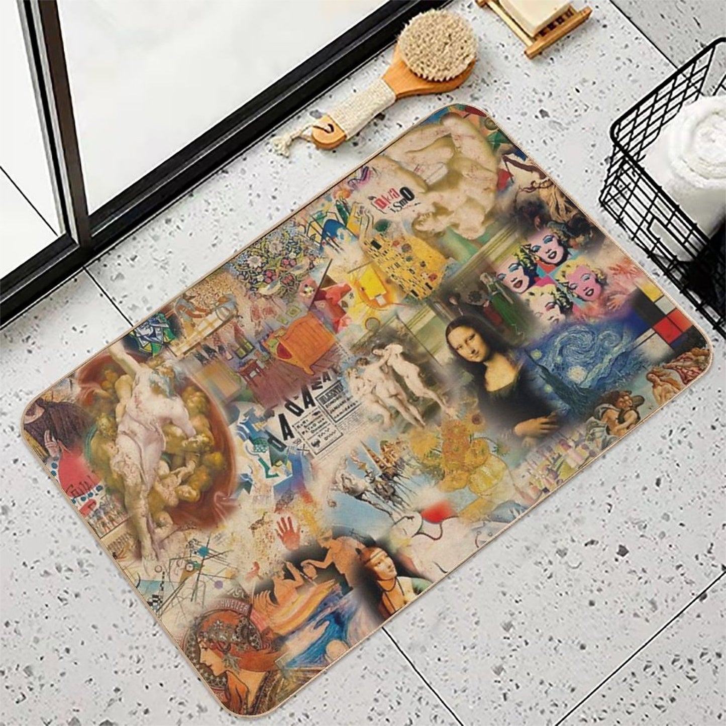 History of Art Durable Bath Mat