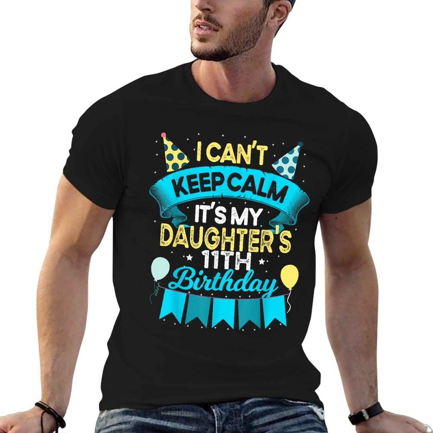 11 Years Old Daughter Gift It's My Daughter 11th Birthday High-quality Stitching T-Shirt