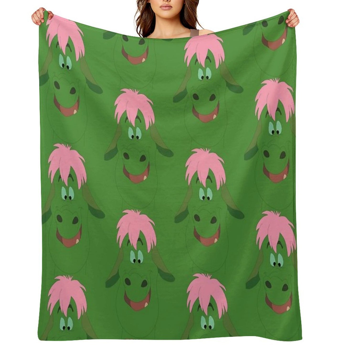 Elliot The Dragon Durable Throw Blanket