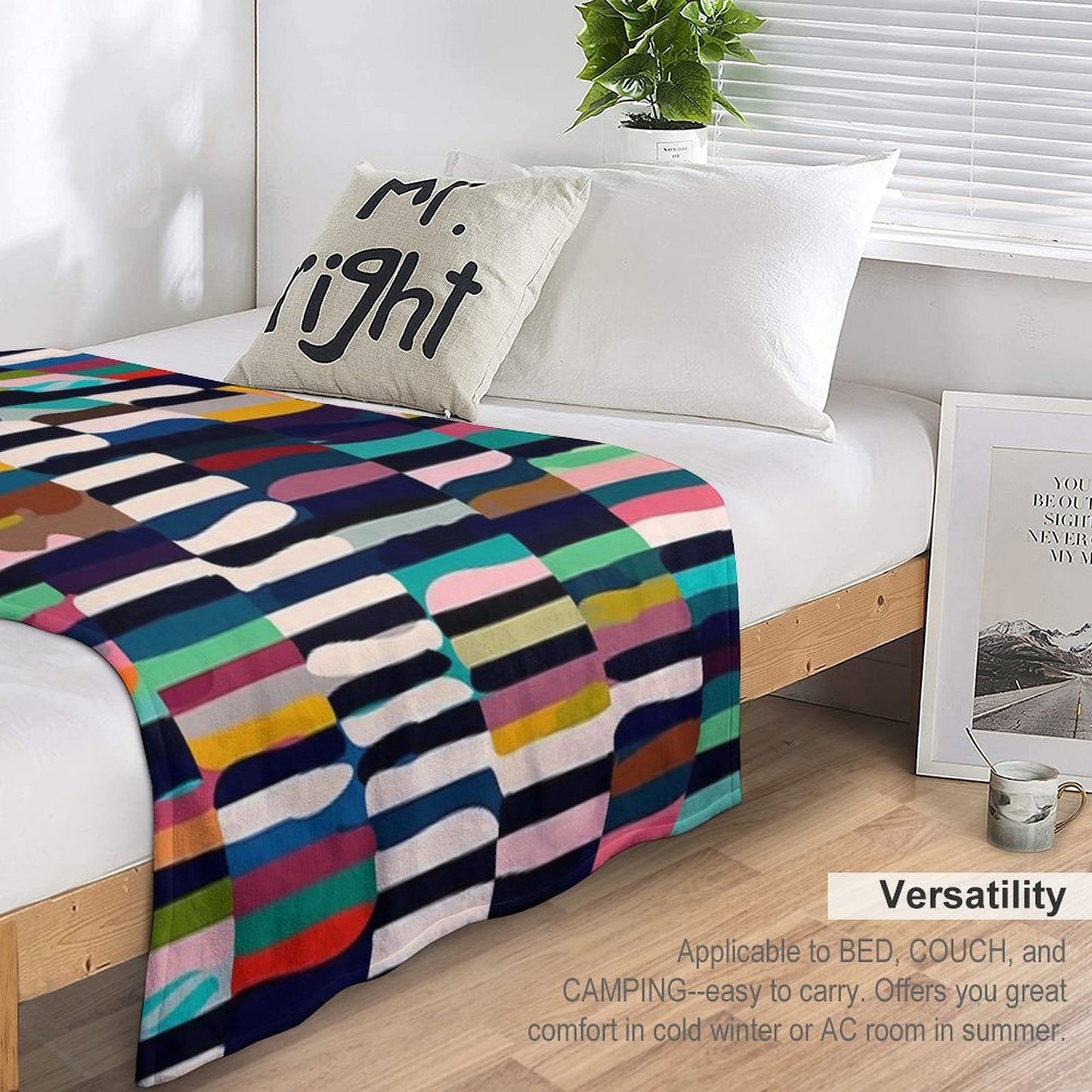 Etchnic Scandinavian Pattern All-season Throw Blanket