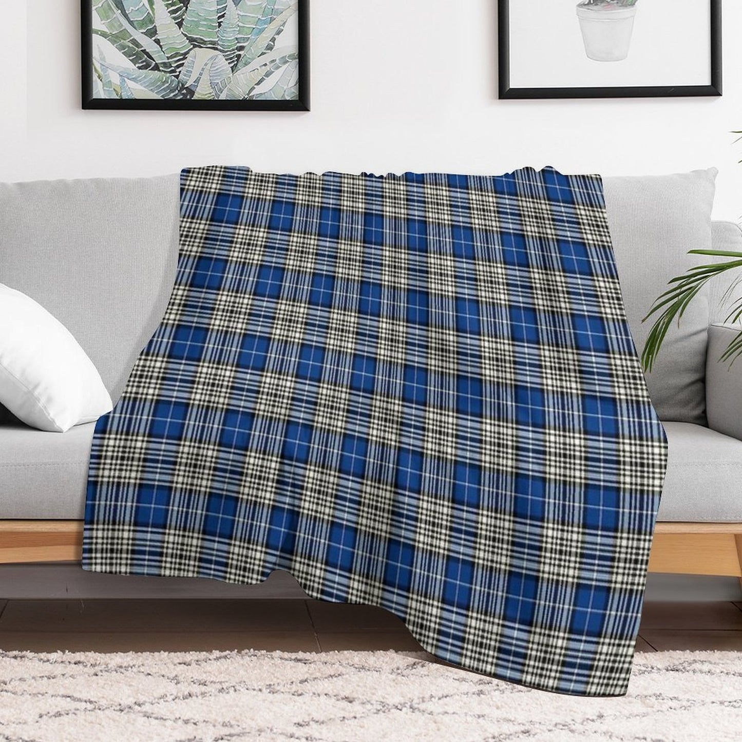 Clan Napier Tartan Comfort Throw Blanket