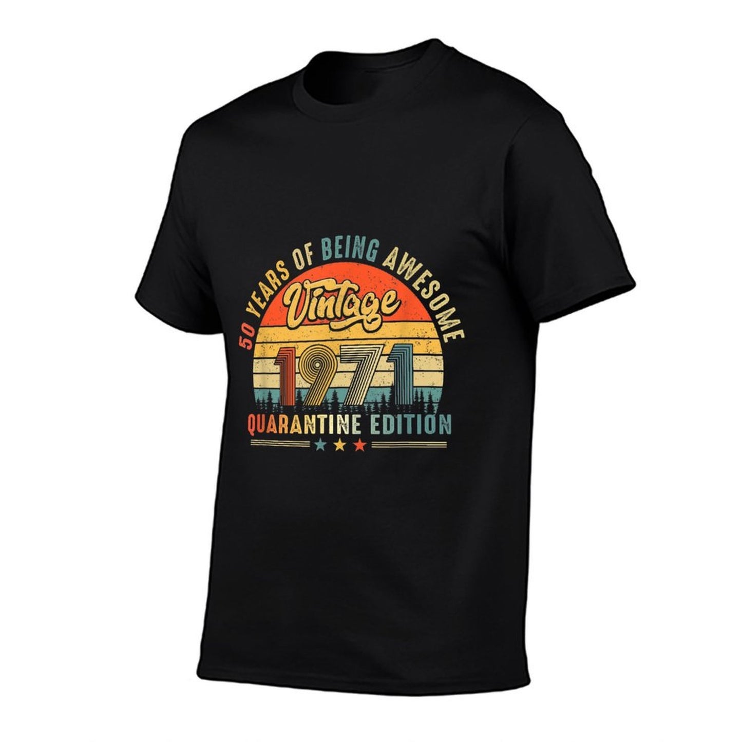 Vintage 1971 50 Year Of Being Awesome 50th Birthday Gift Soft T-Shirt