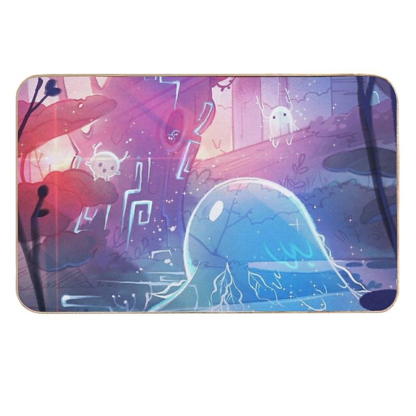 The Silence of Dawn Repositionable Bath Mat