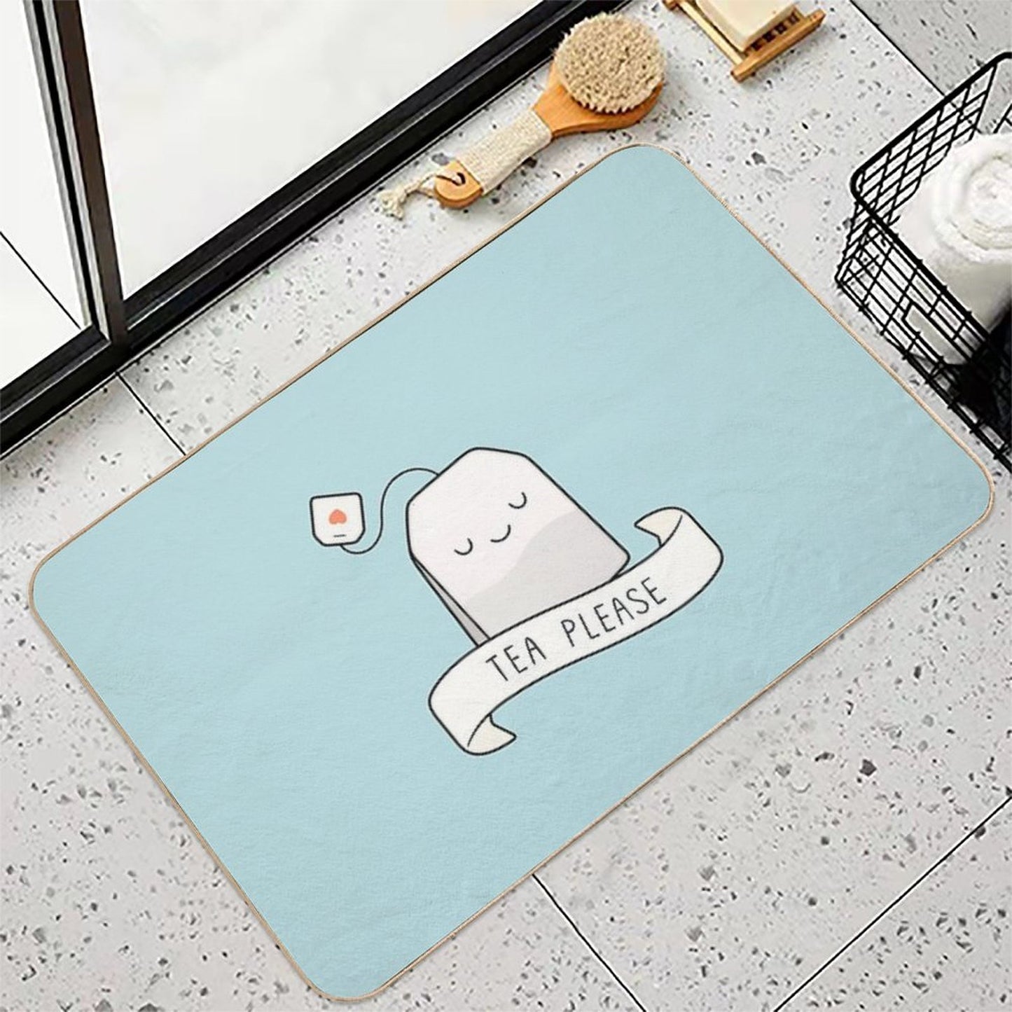 Tea Please Eco-Friendly Bath Mat