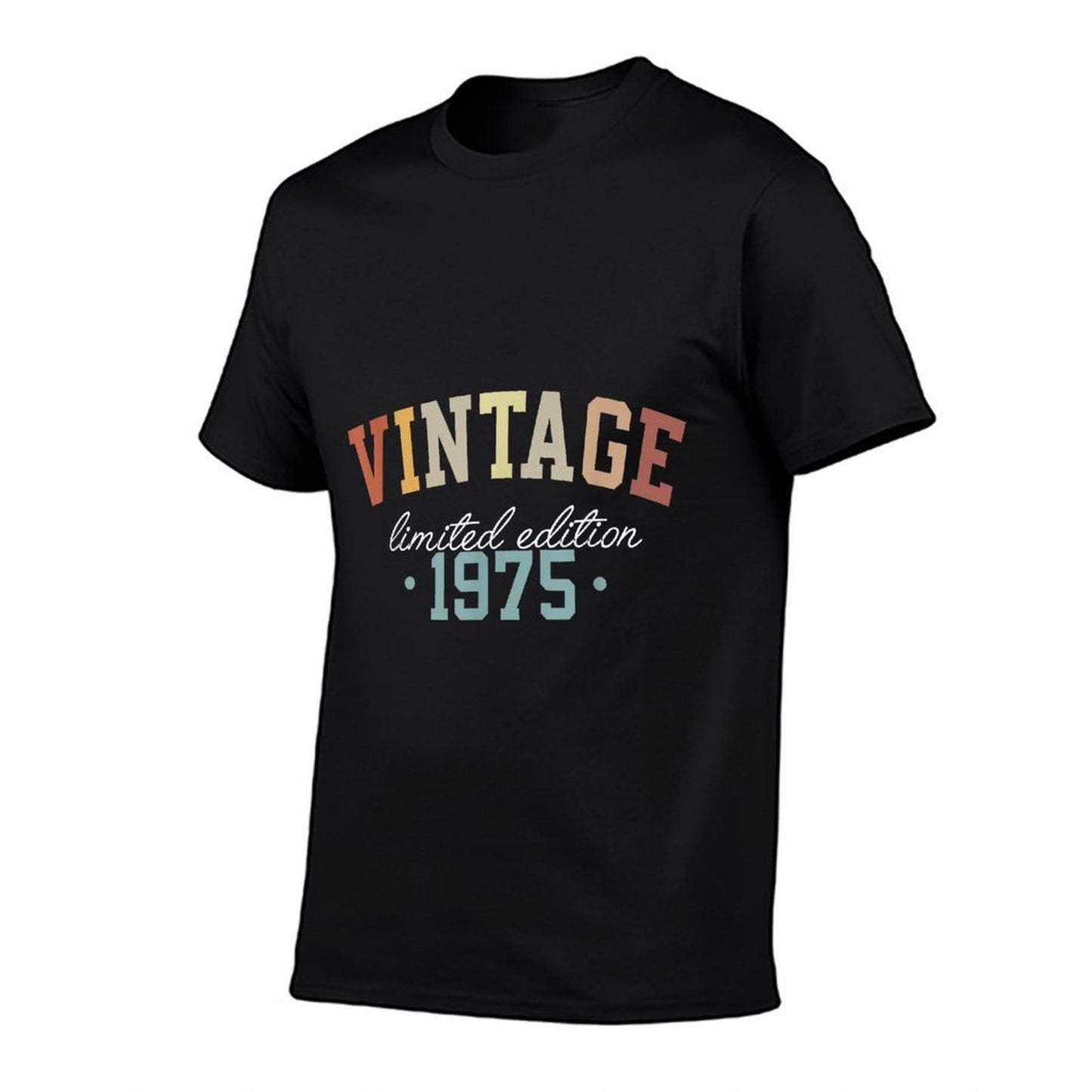Vintage 1975 Limited Edition 50-Year-Old Gifts 50th Birthday Oversized Silhouette T-Shirt