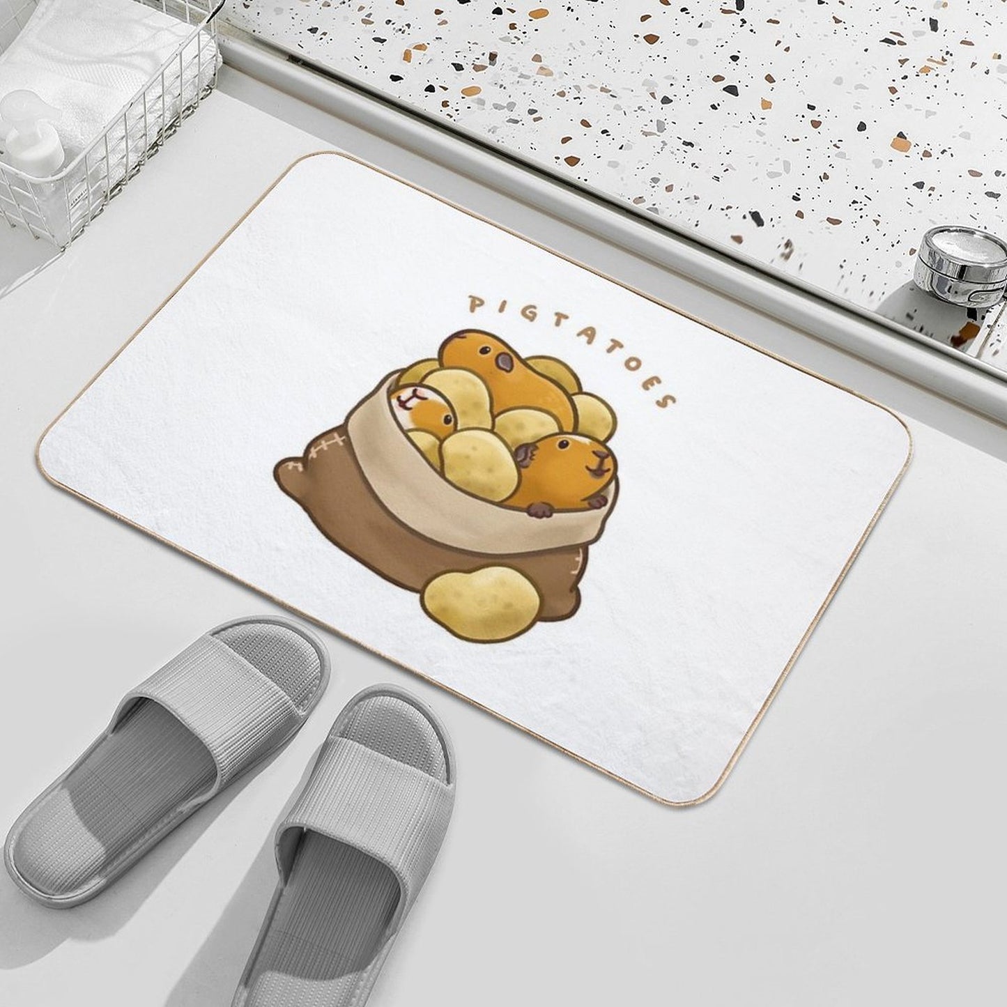 Pigtatoes Long-Lasting Bath Mat