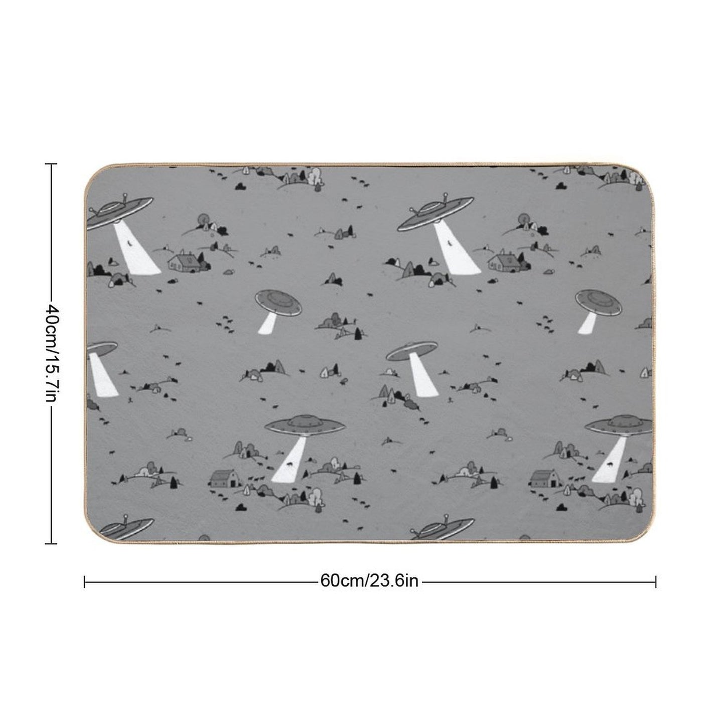 Abduction Party Repositionable Bath Mat