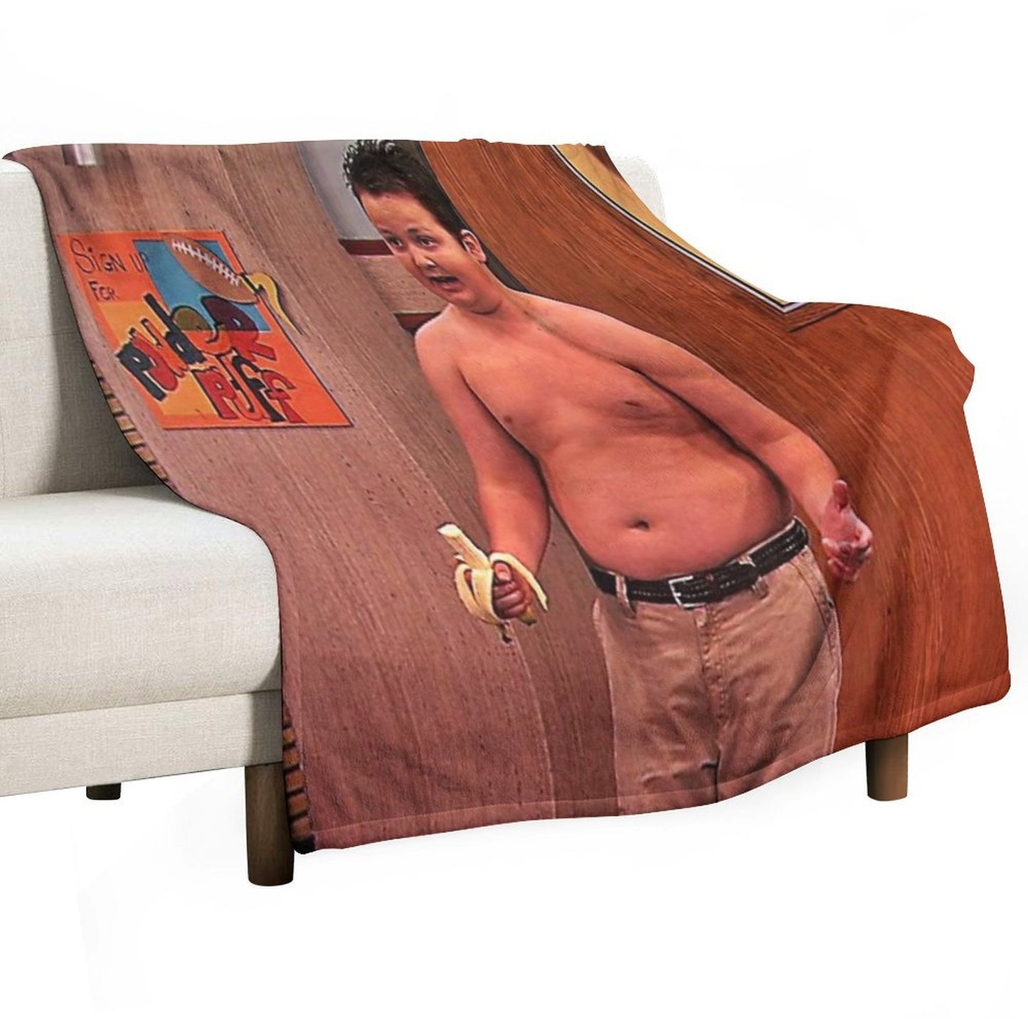 Gibby Icarly Shirtless Plush Throw Blanket