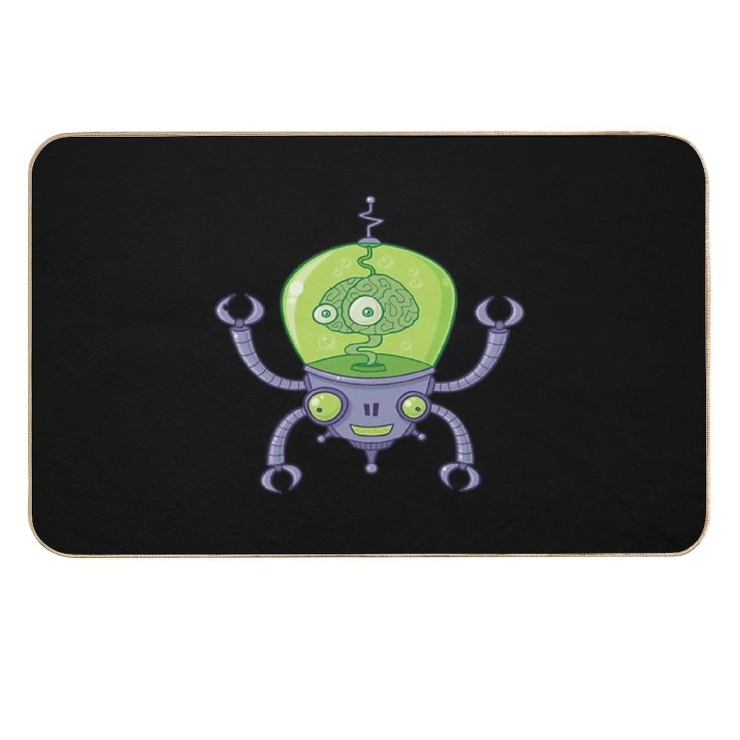 Brainbot Robot with Brain Absorbent Bath Mat