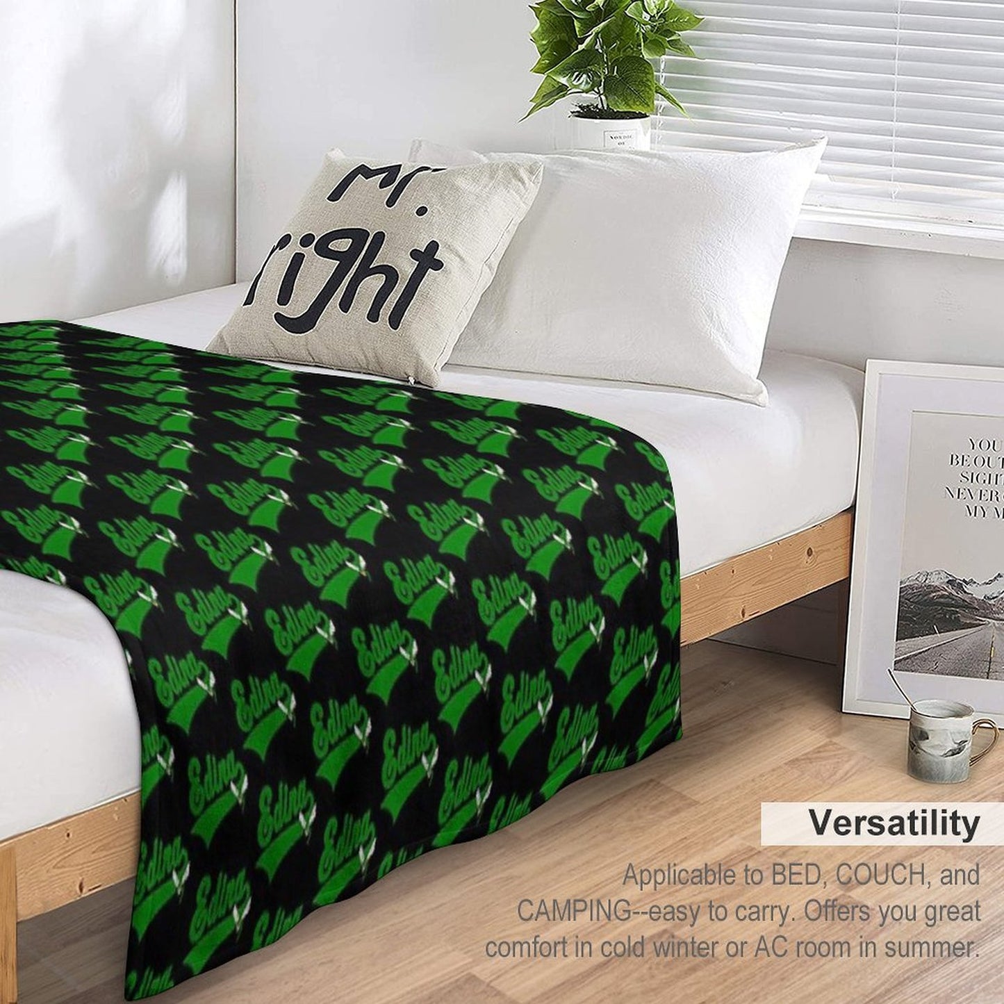 EDINA Shrink-resistant Throw Blanket