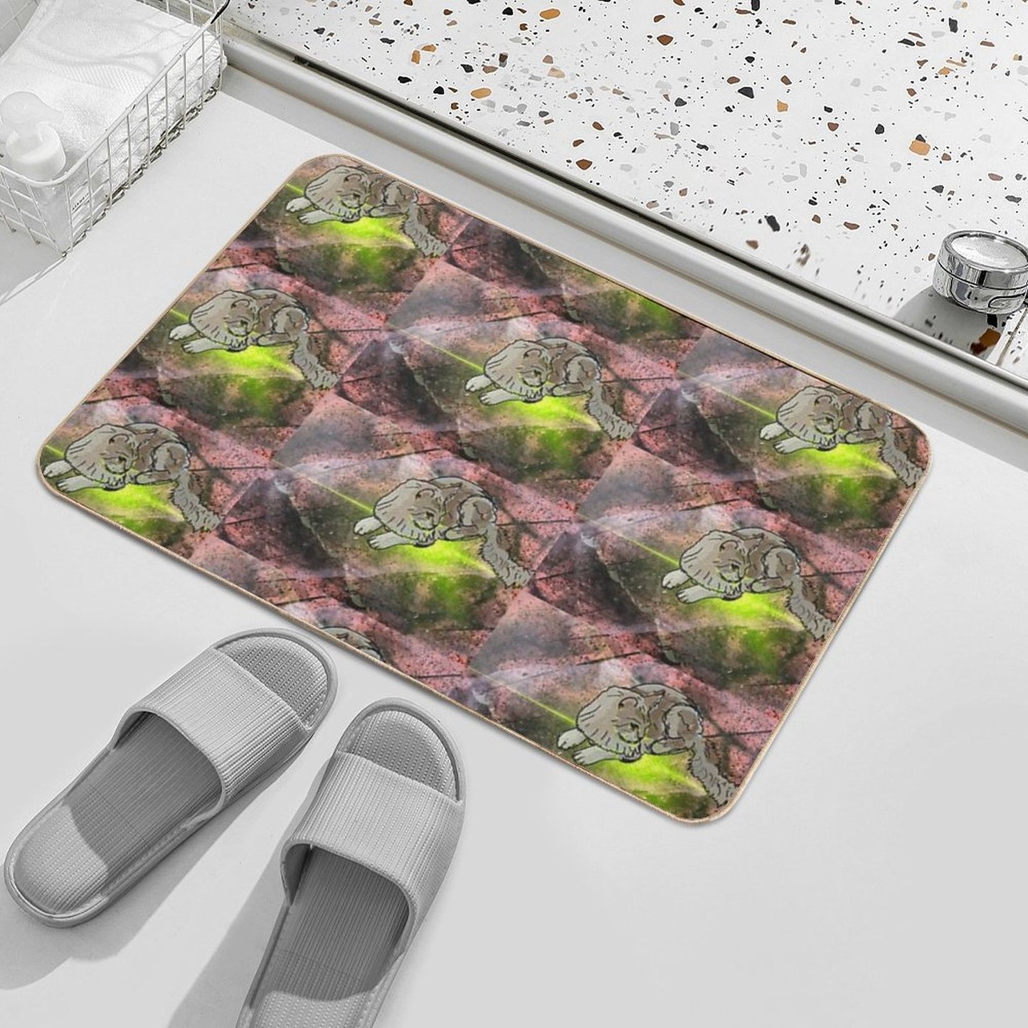 Cat Energy Easy Maintenance Bath Mat